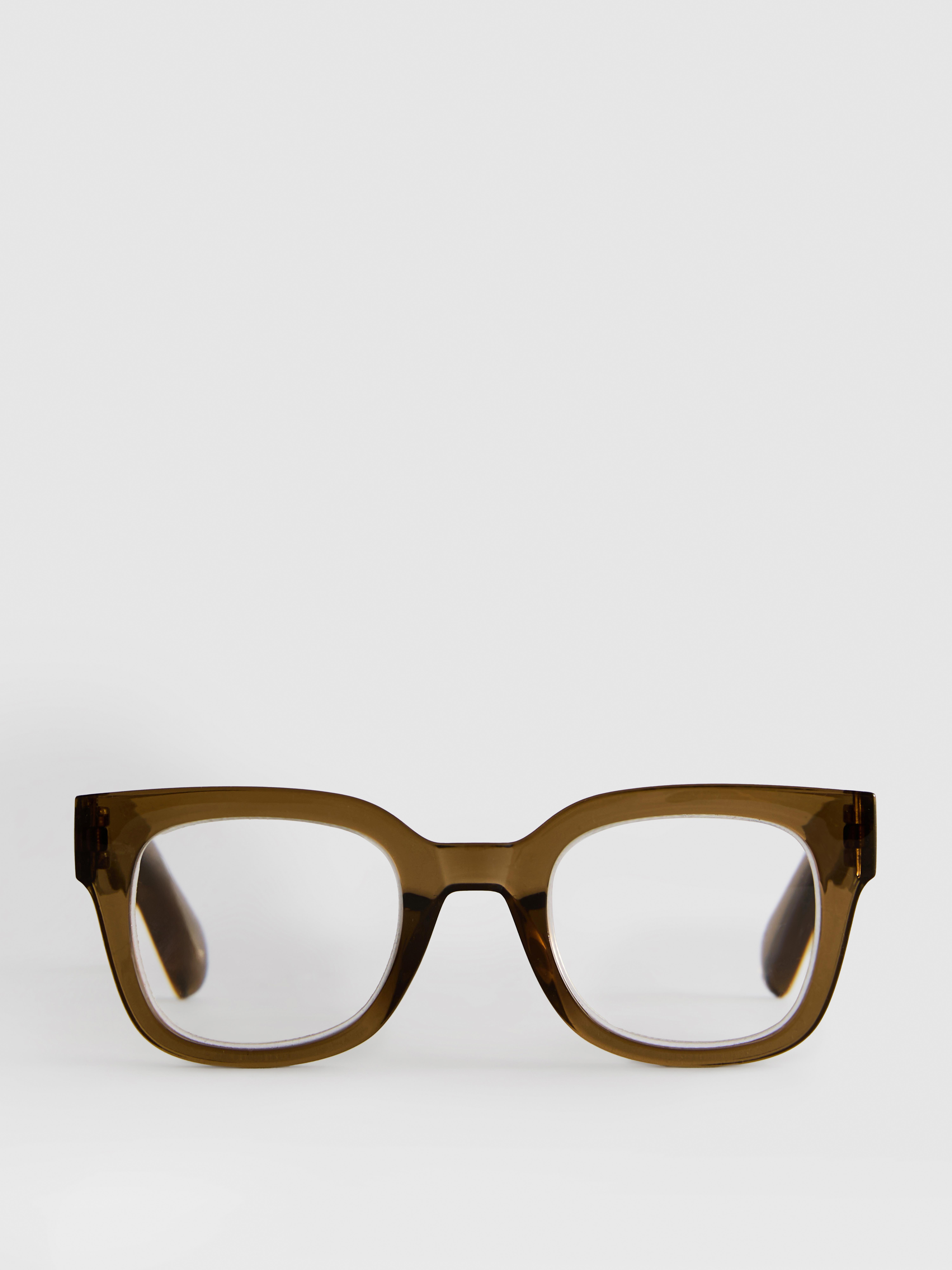 Translucent Square Reading Glasses