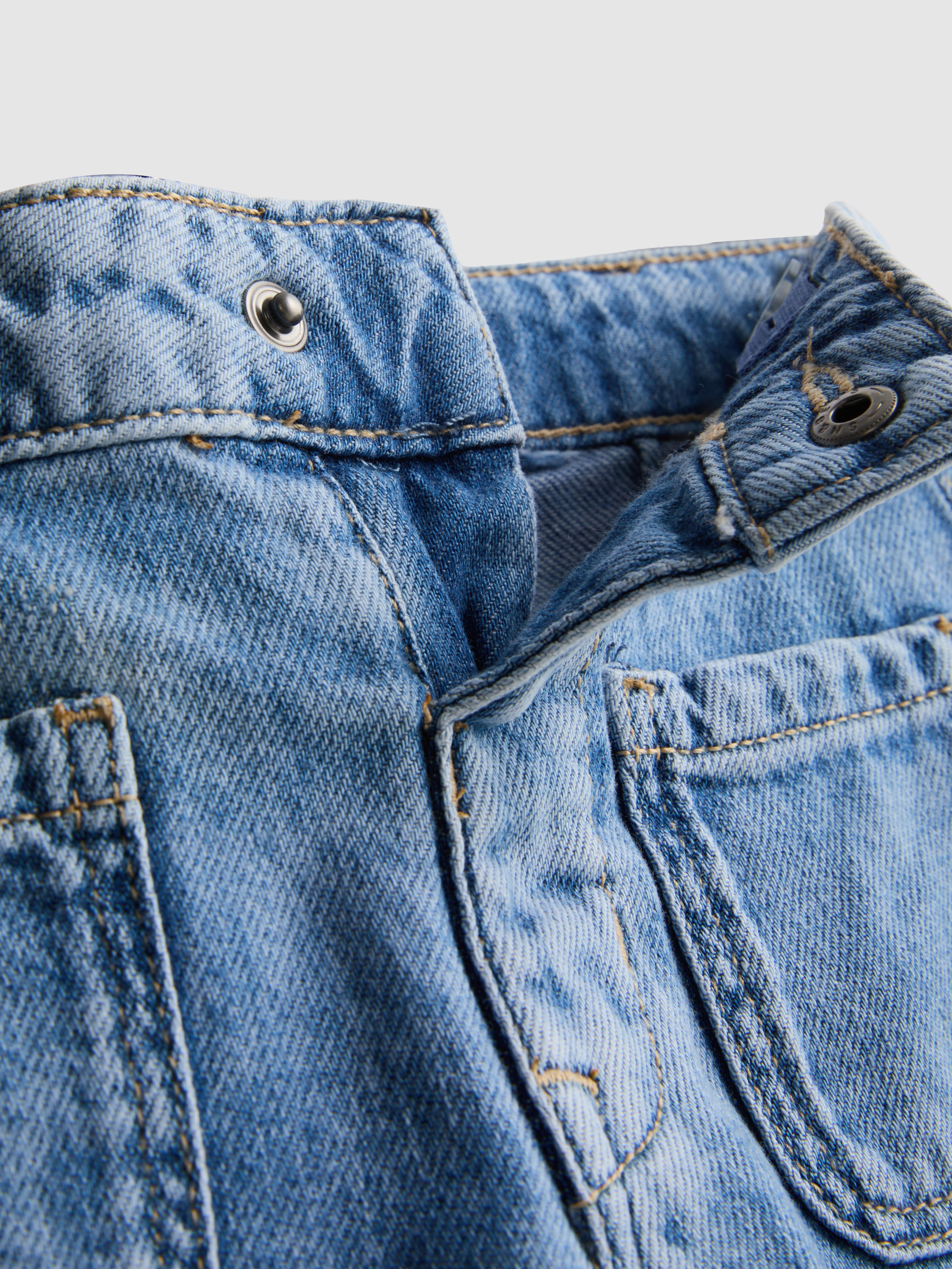 1,5-8 anni | Jeans a gamba larga ricamati