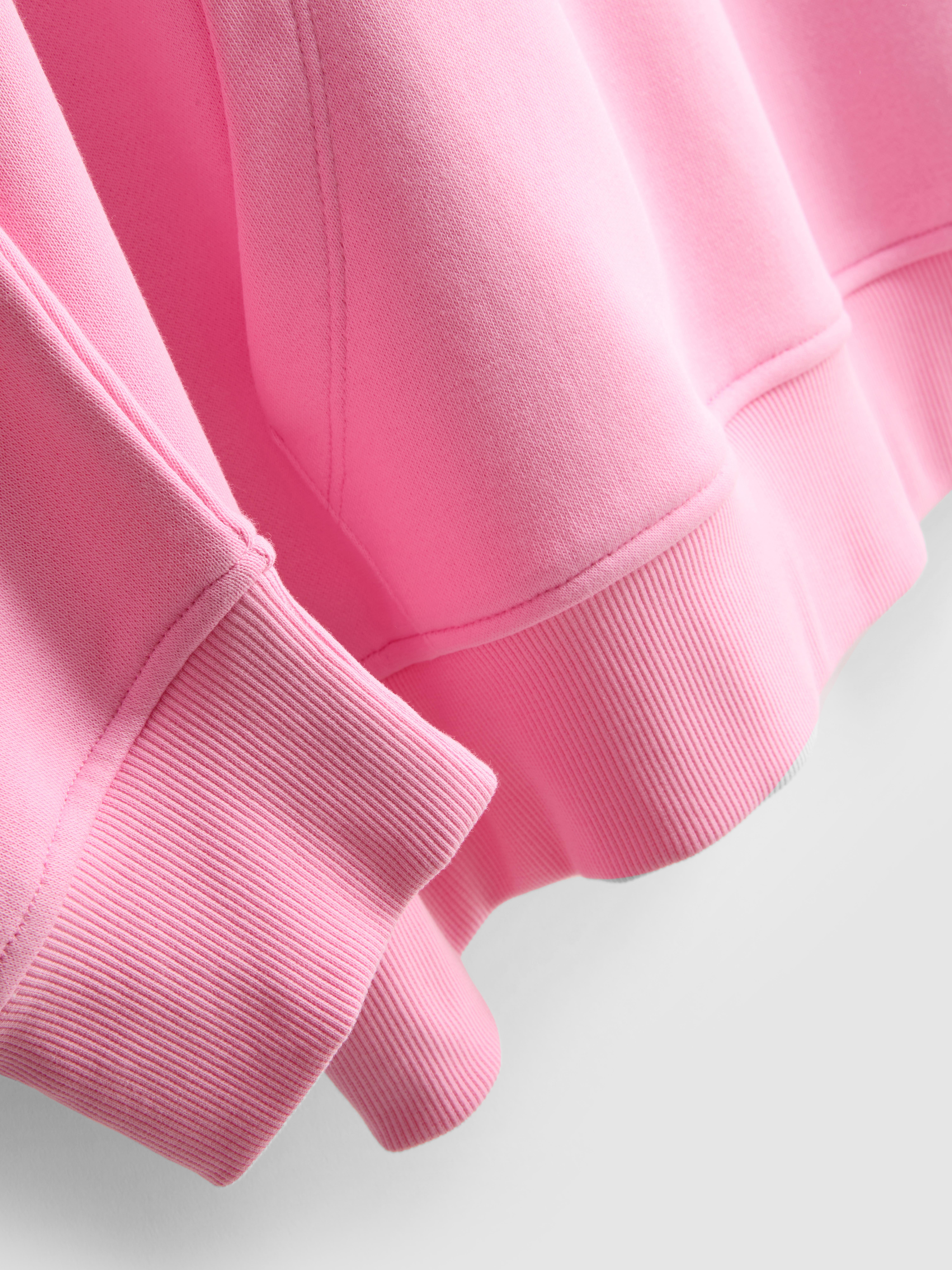 Katoenrijke hoodie met print in collegestijl