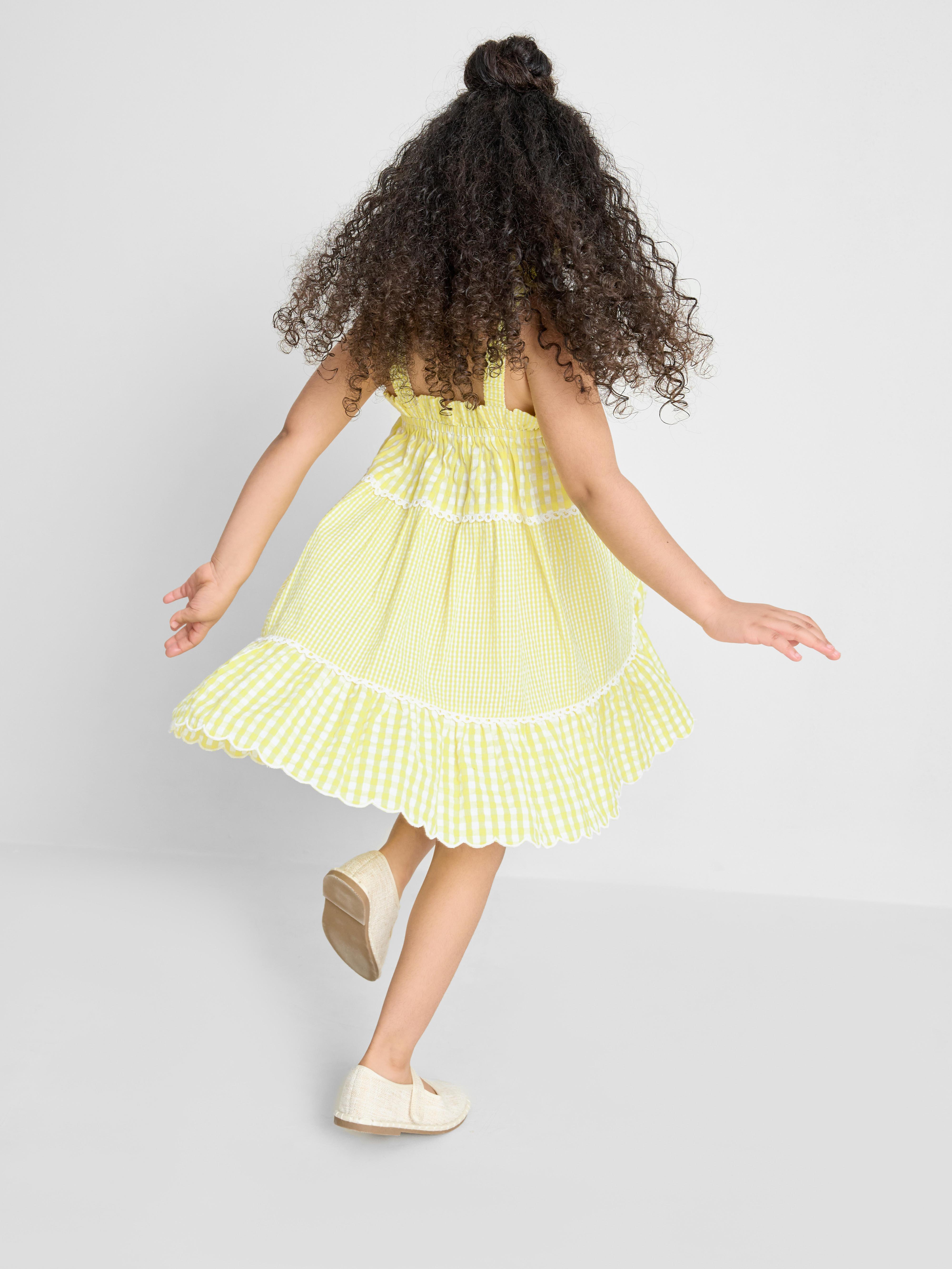 1.5-8yrs | Gingham Check Dress