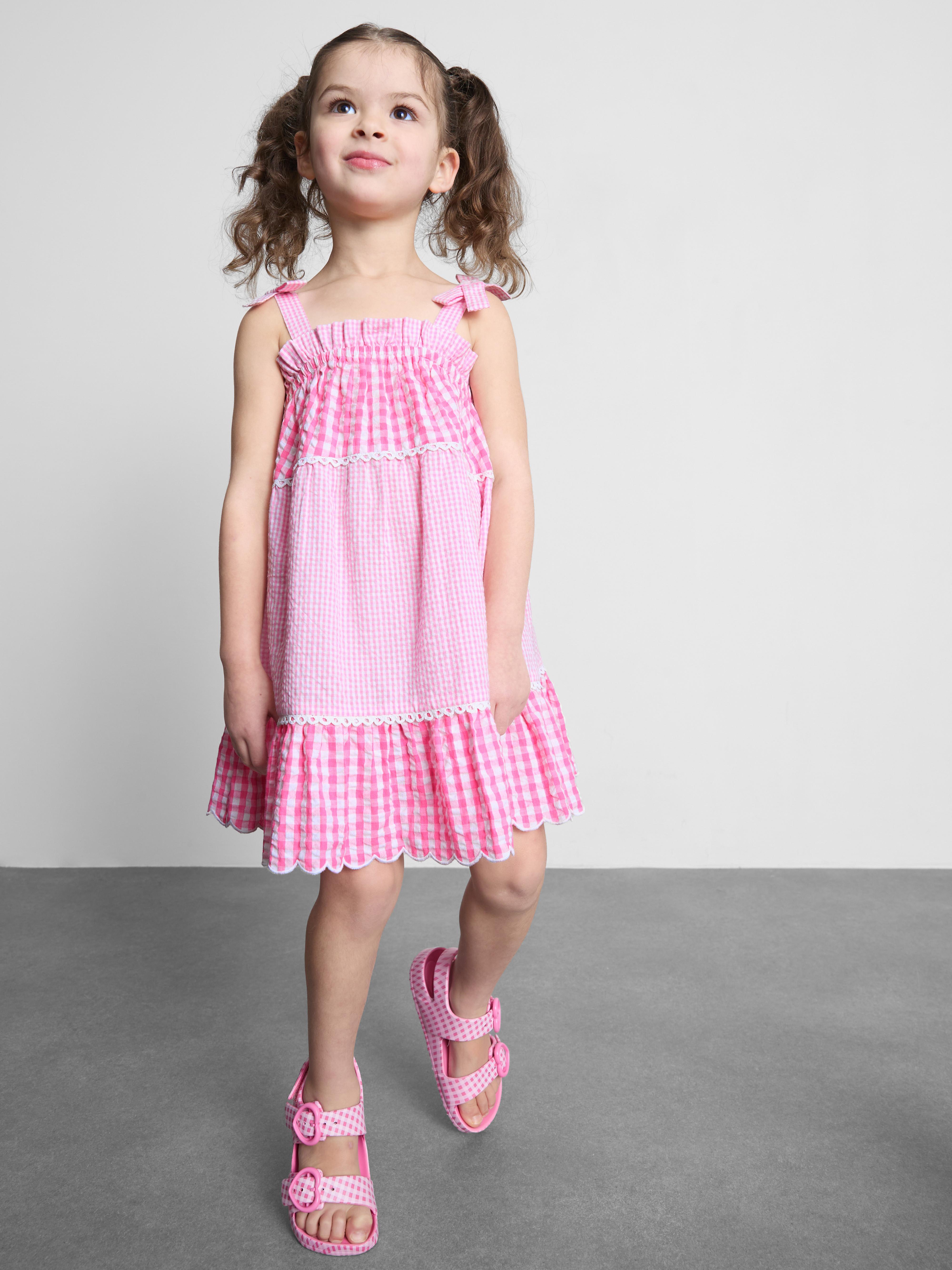1.5-8yrs | Gingham Check Dress