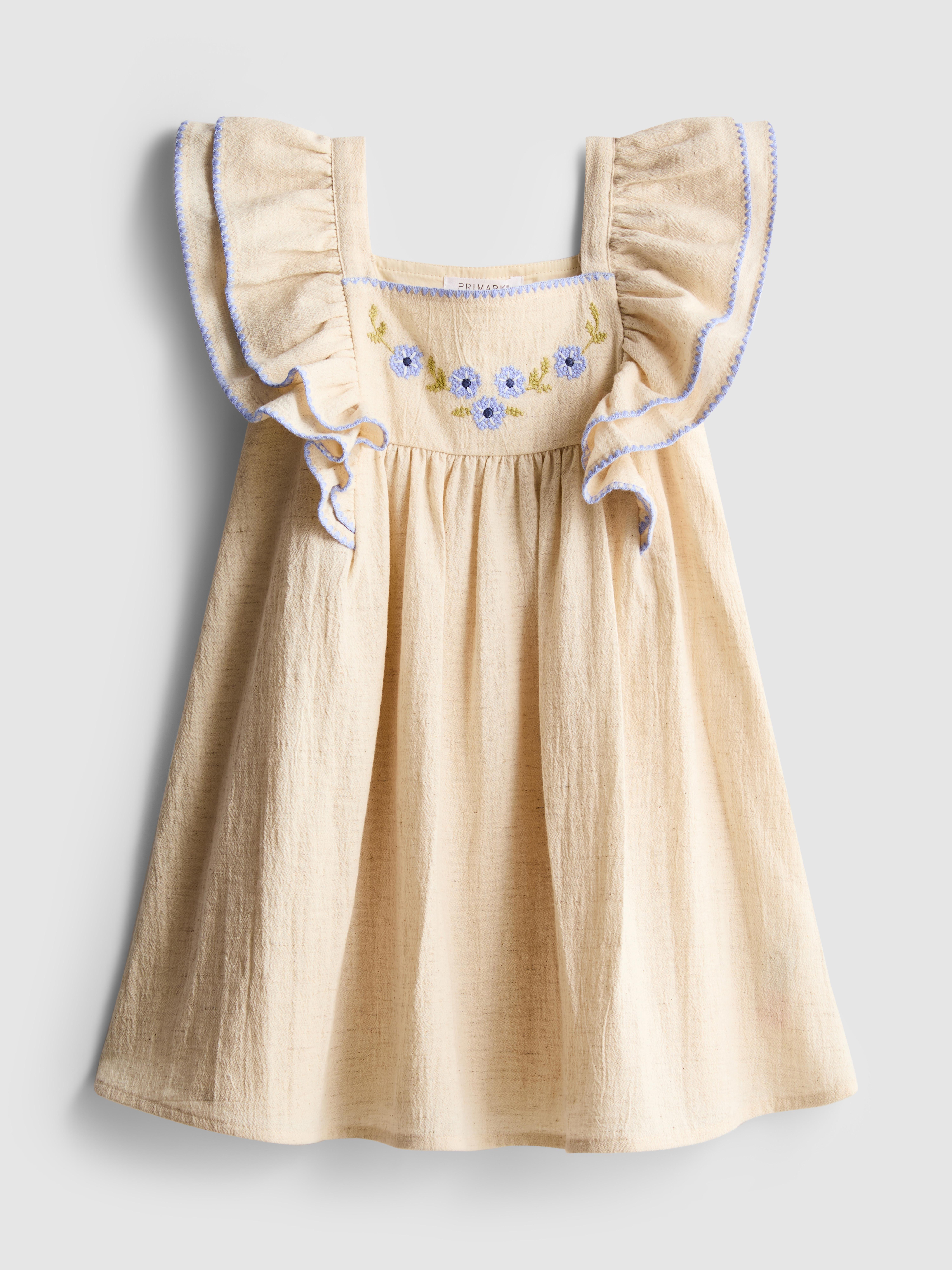 1.5-8yrs | Floral Appliqué Ruffle Dress
