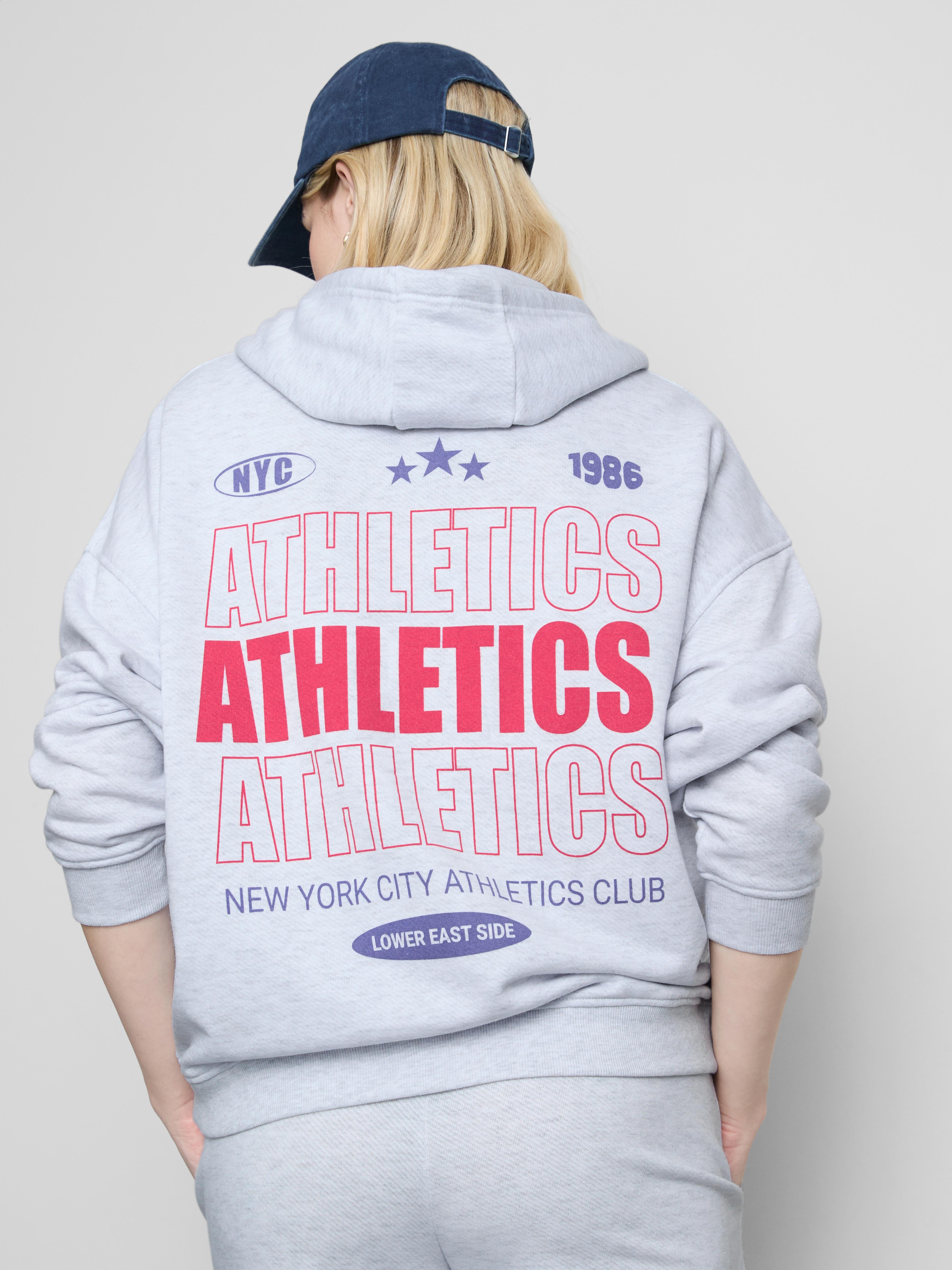 Cotton-Blend Athletics Zip-Through Hoodie