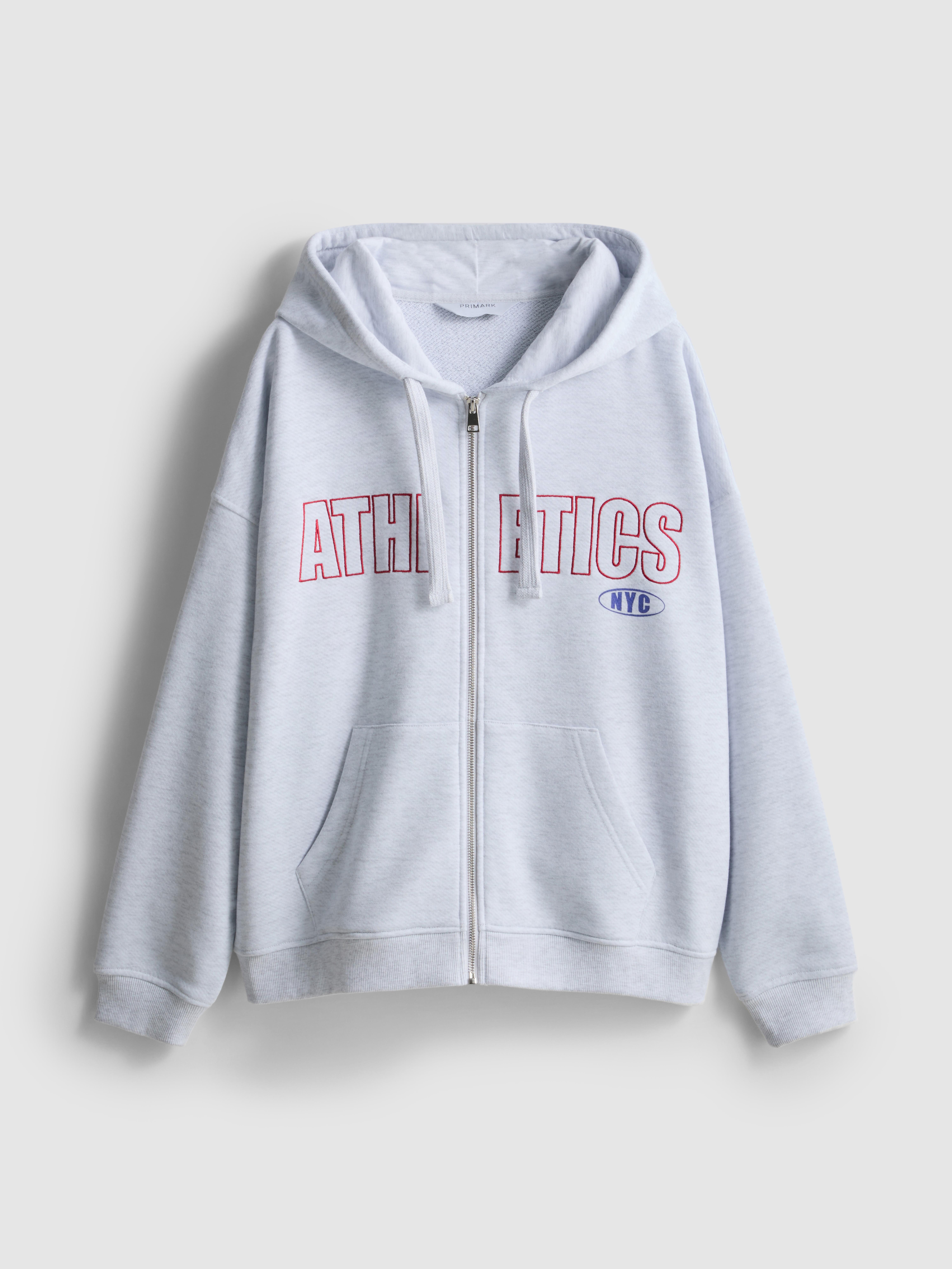 Cotton-Blend Athletics Zip-Through Hoodie