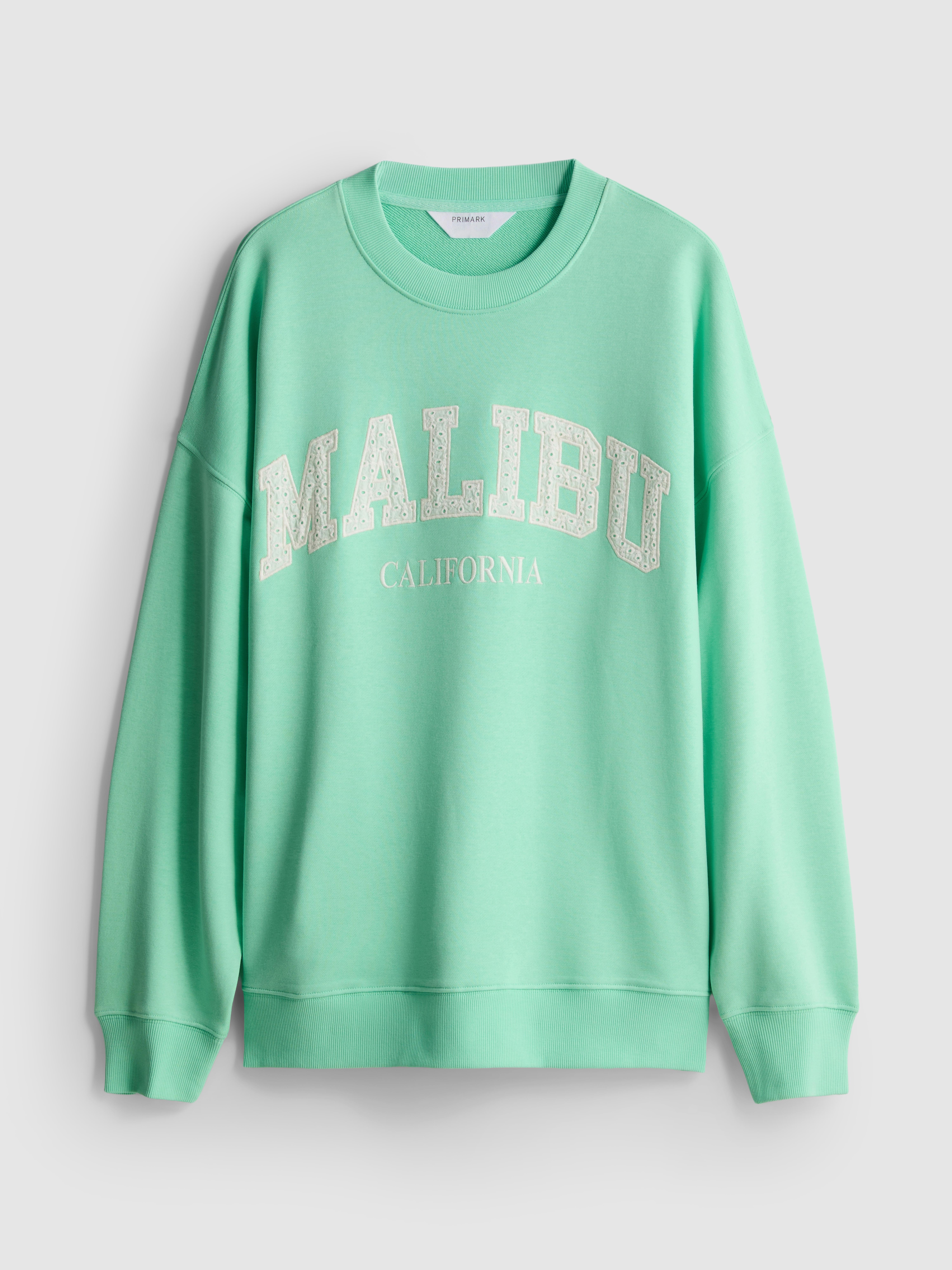 Cotton-Rich Oversized Malibu Sweatshirt