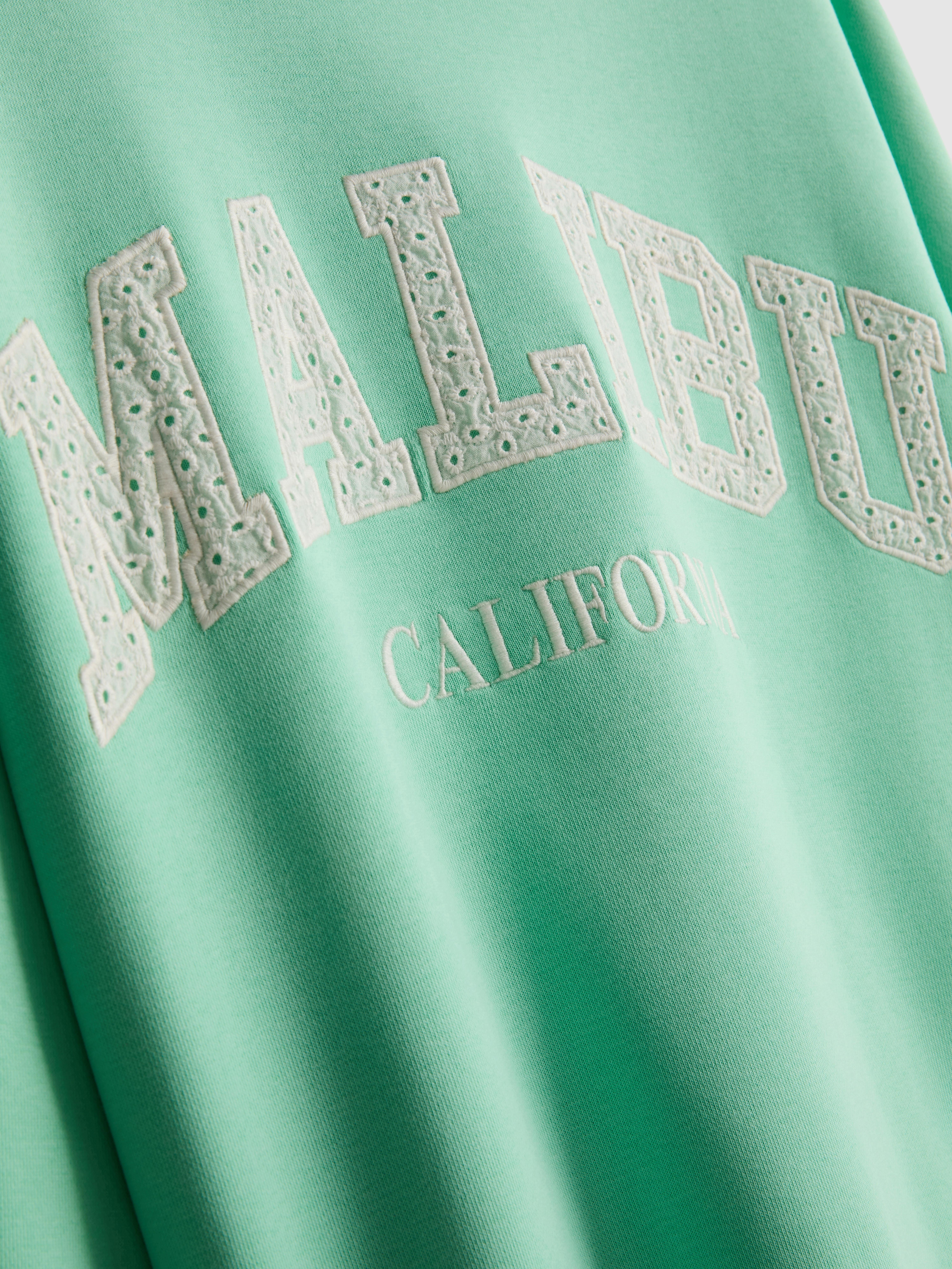 Cotton-Rich Oversized Malibu Sweatshirt