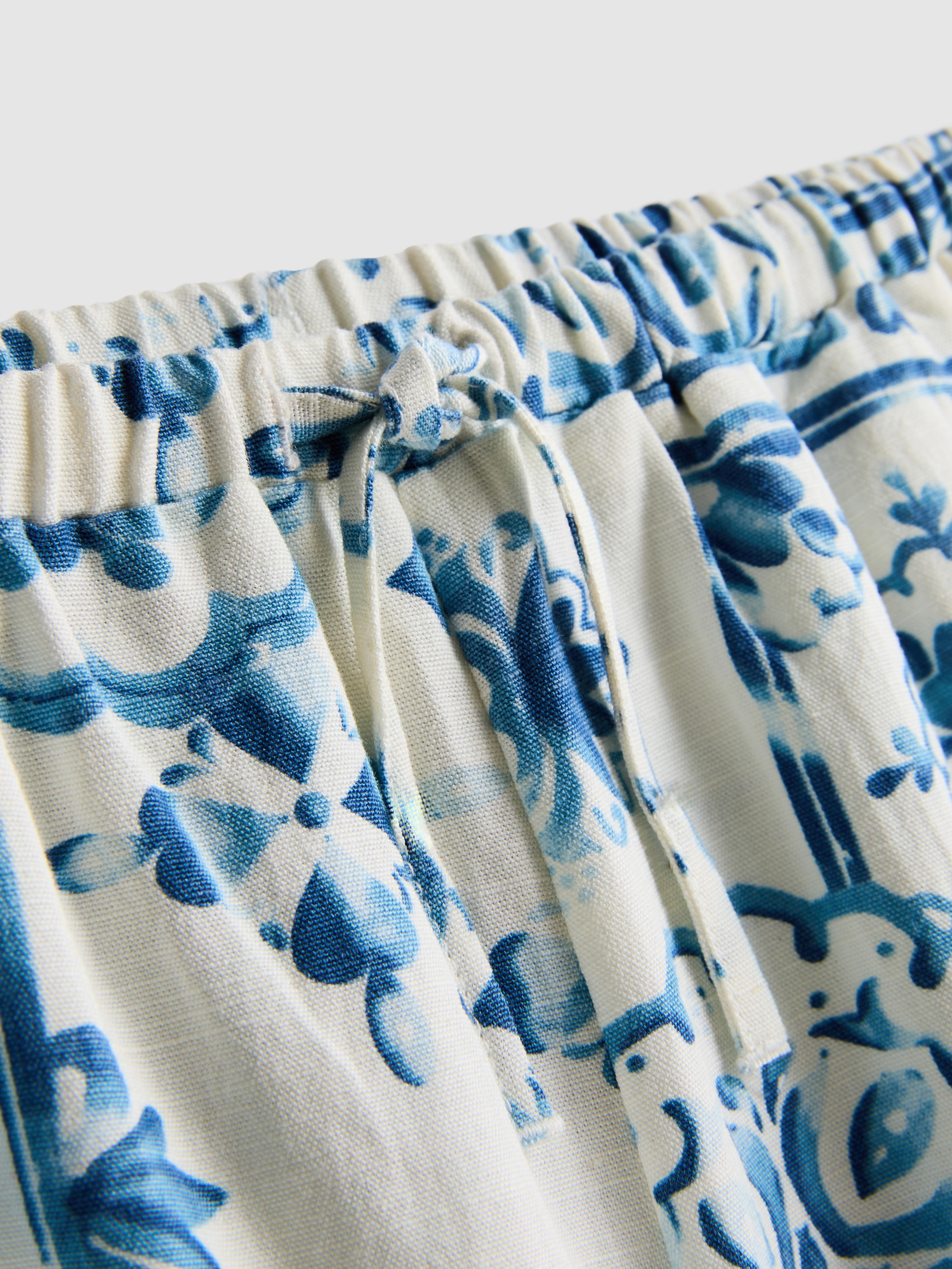 7-15yrs | Mosaic Tile Print Pants