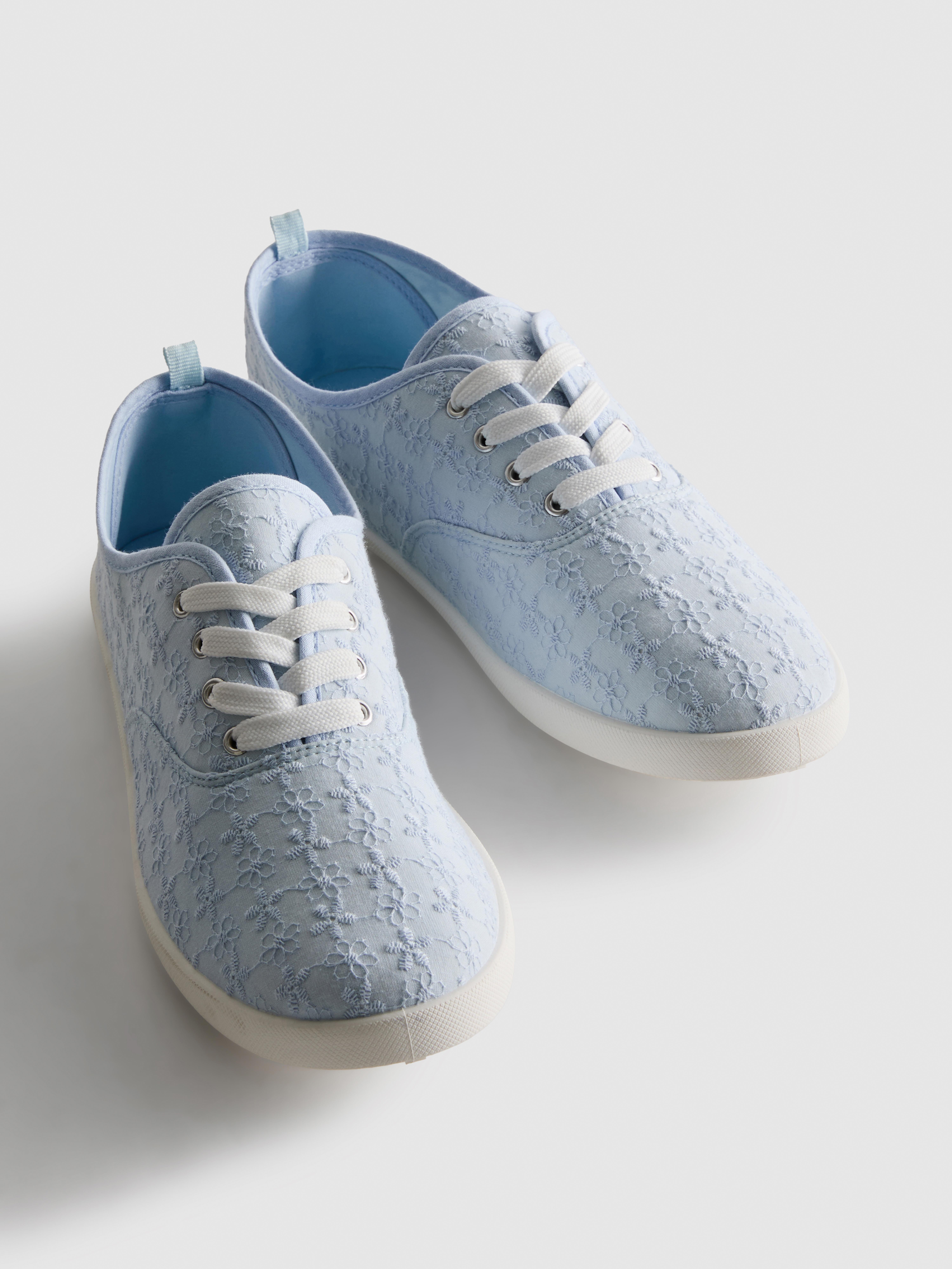 Broderie Anglaise Trainers