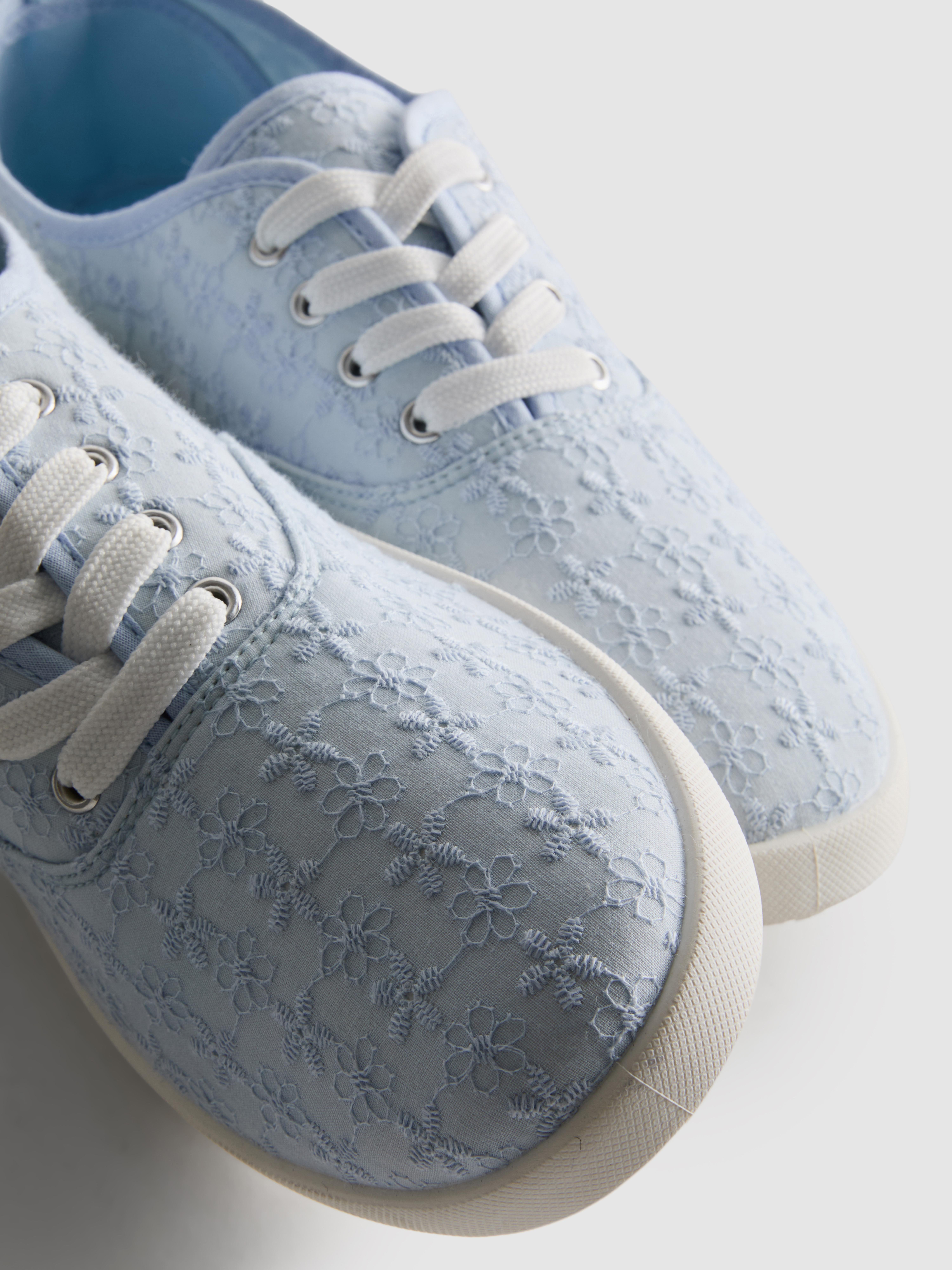 Broderie Anglaise Trainers