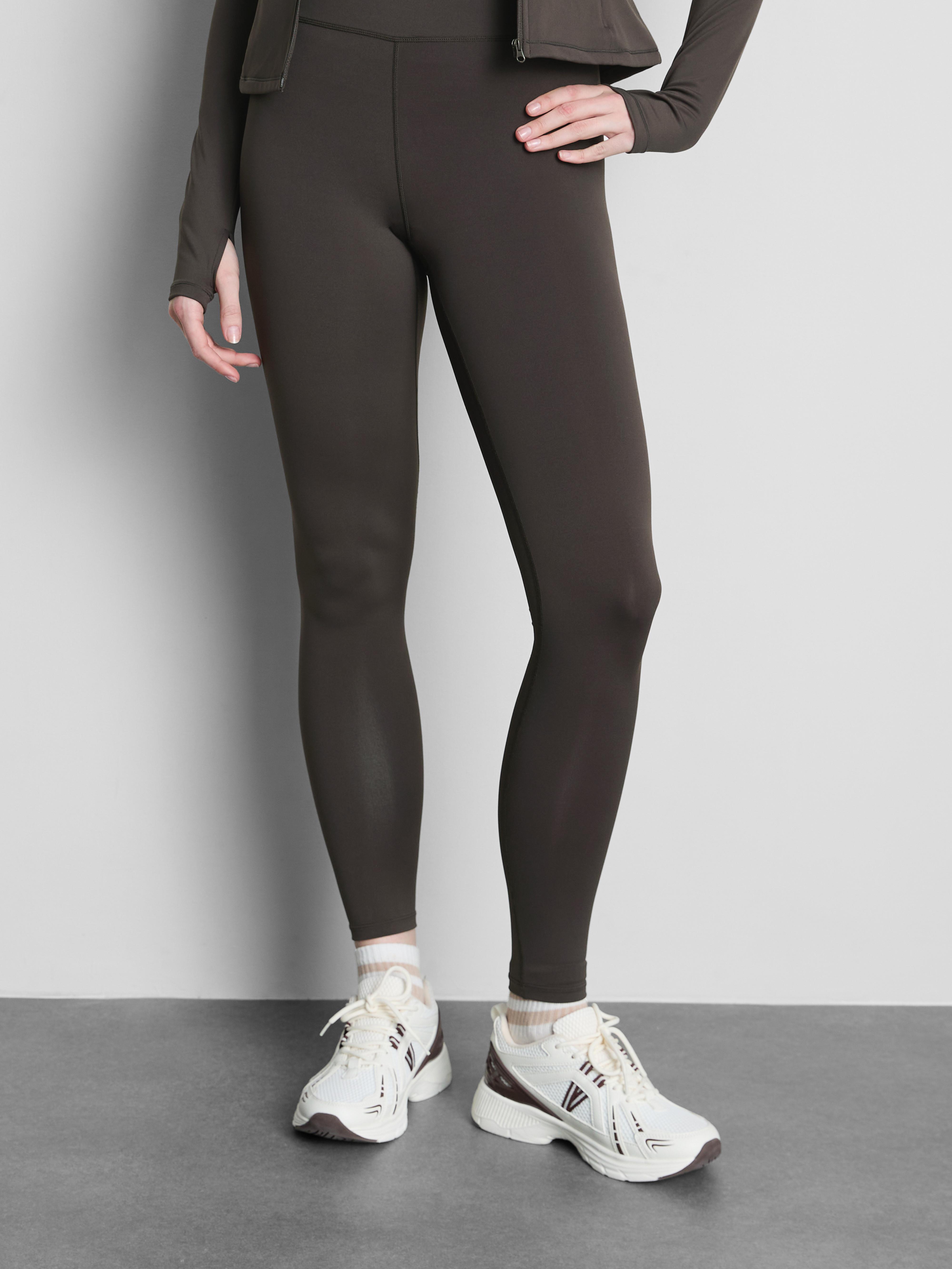 Bardzo miękkie legginsy sportowe z wysokim stanem