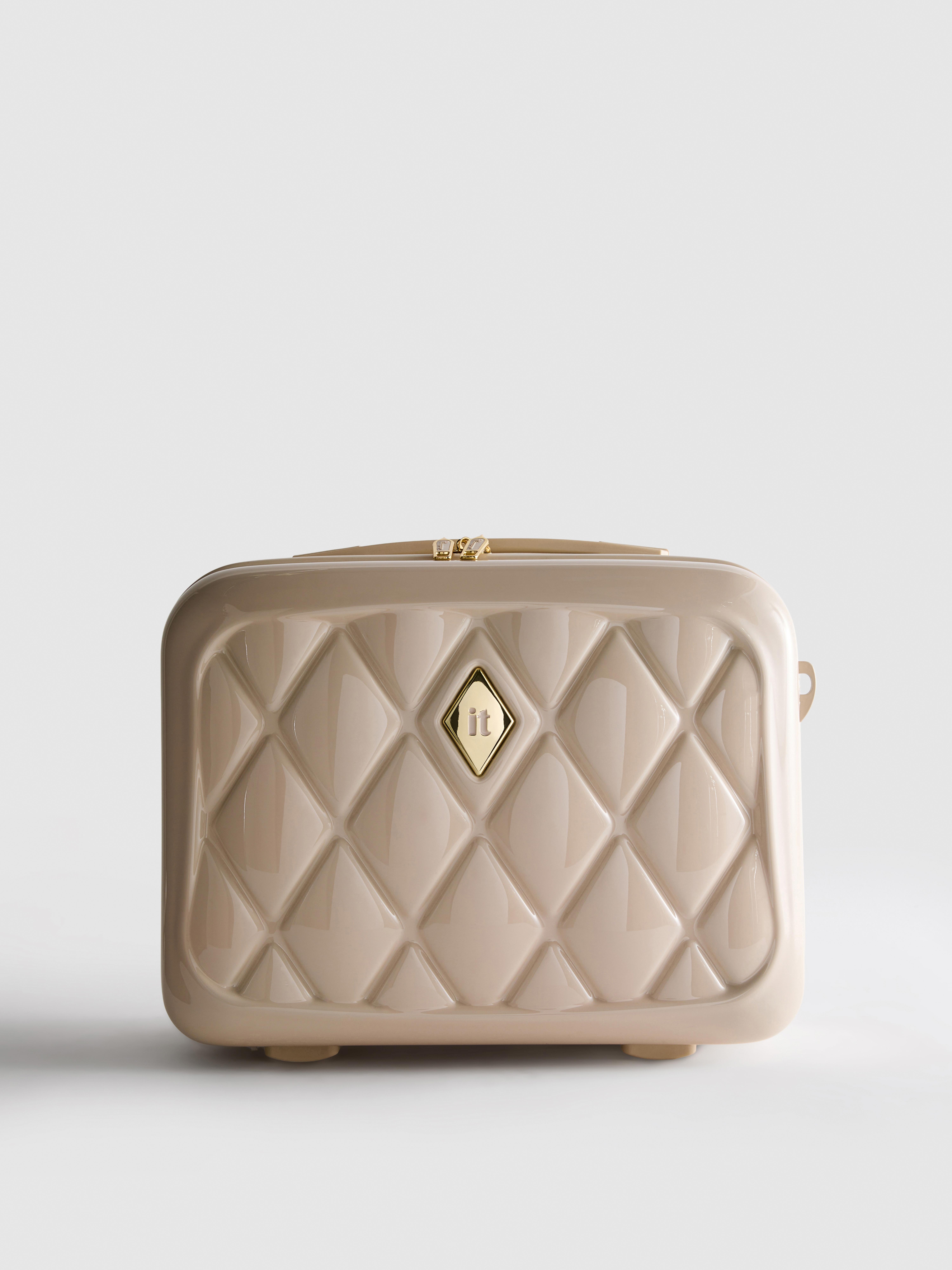Hard Shell Quilted Vanity Case