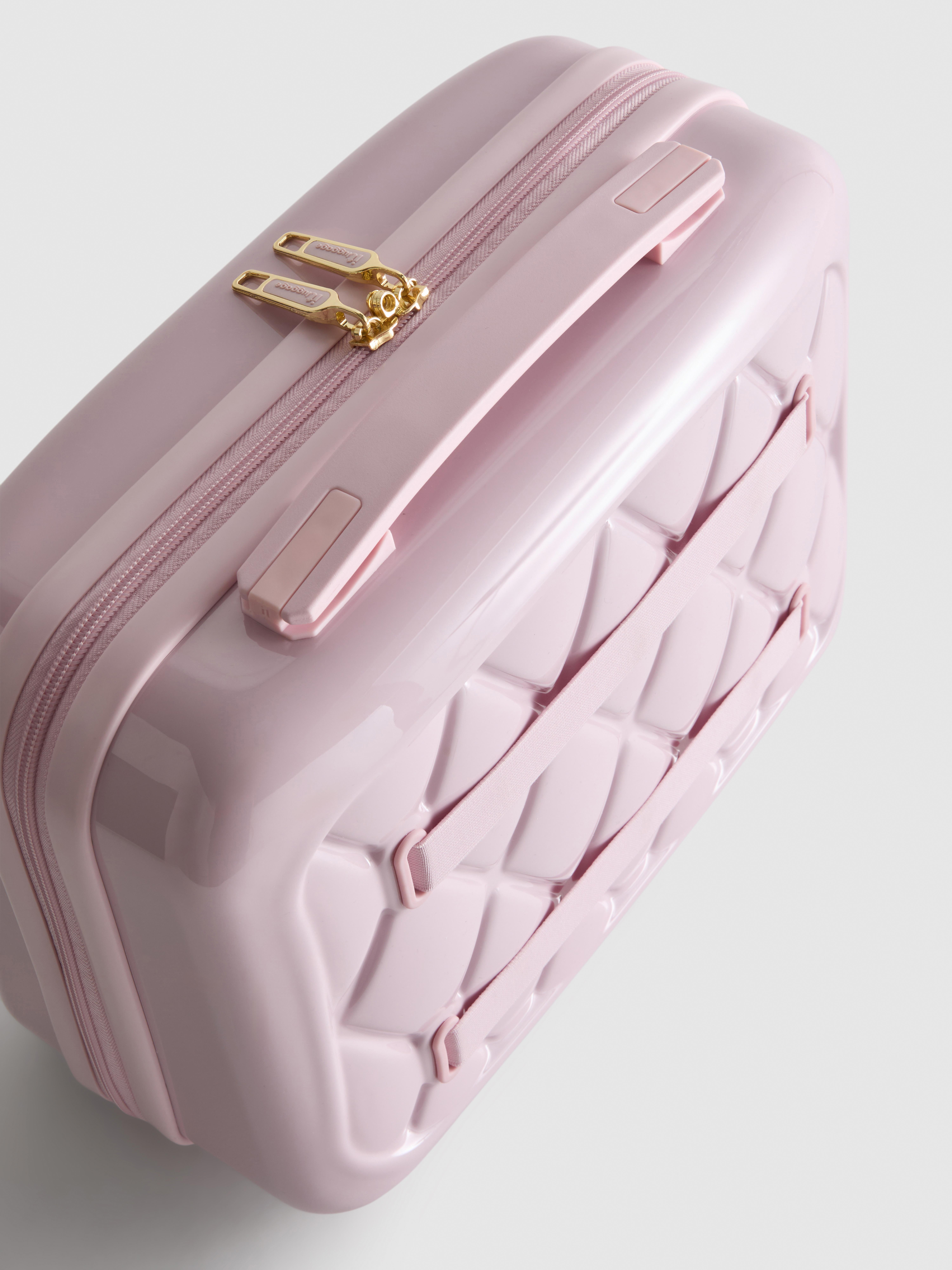 Hard Shell Quilted Vanity Case