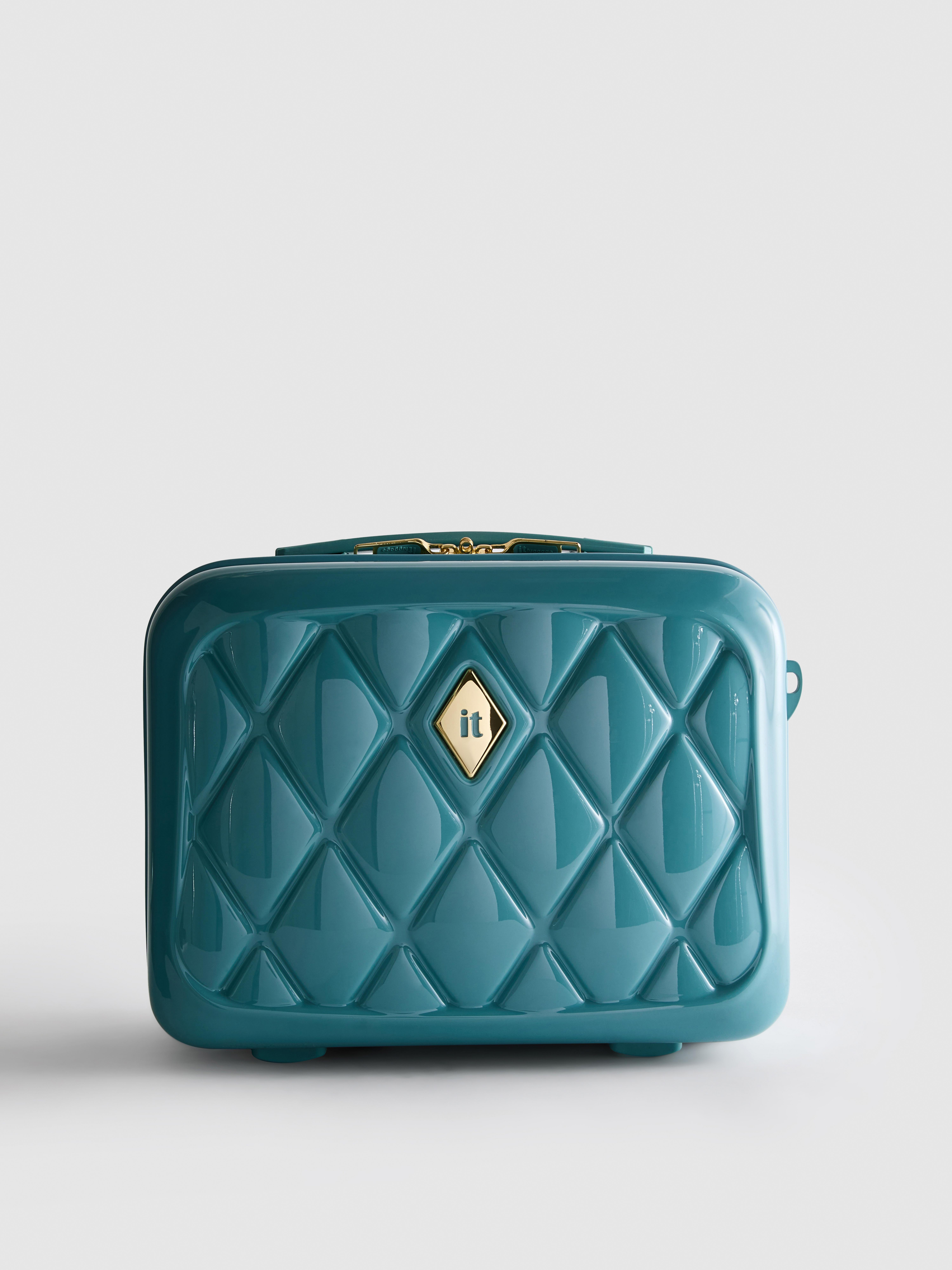 Hard Shell Quilted Vanity Case