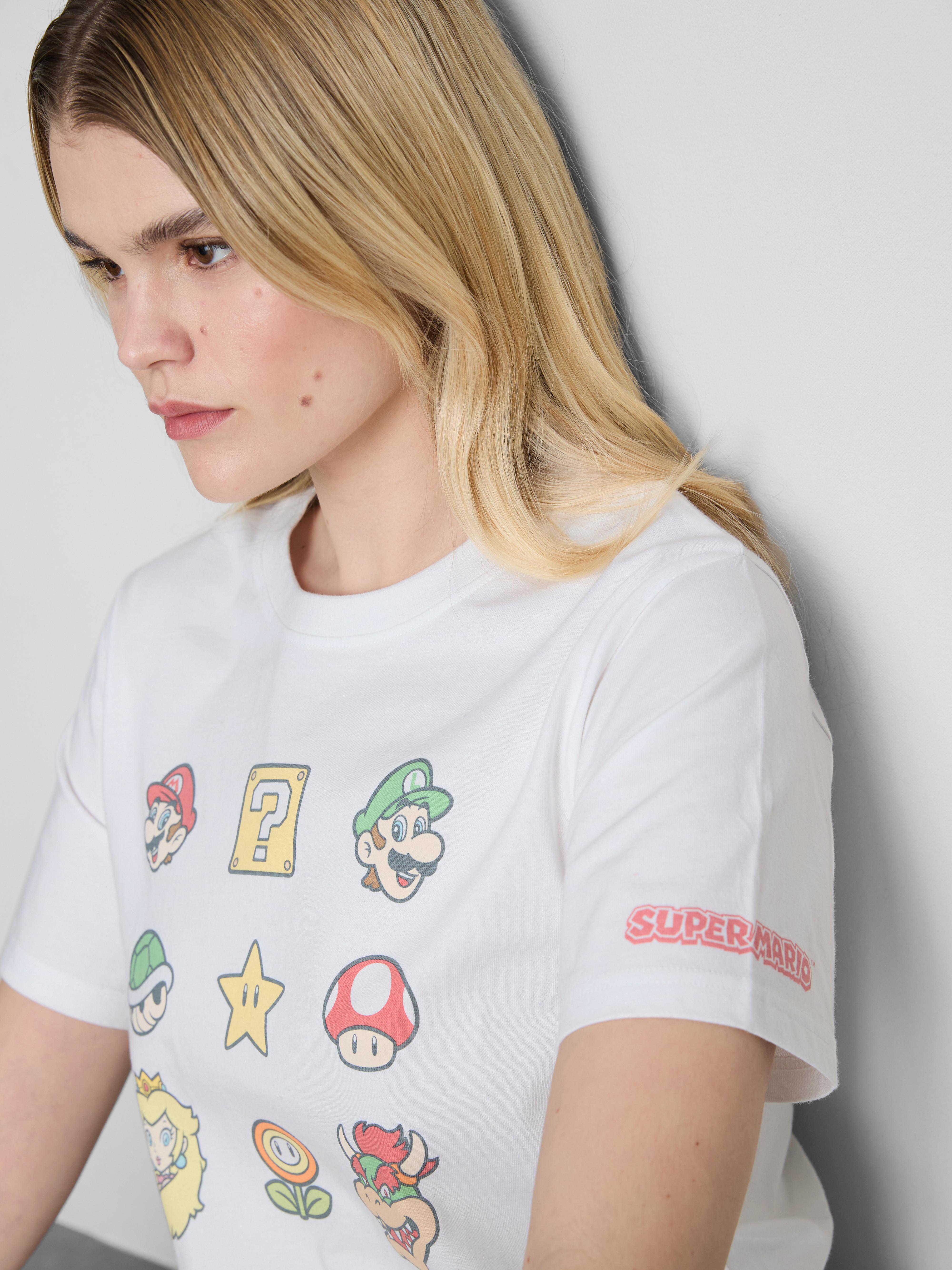 Super Mario Cotton Graphic Pyjama Top