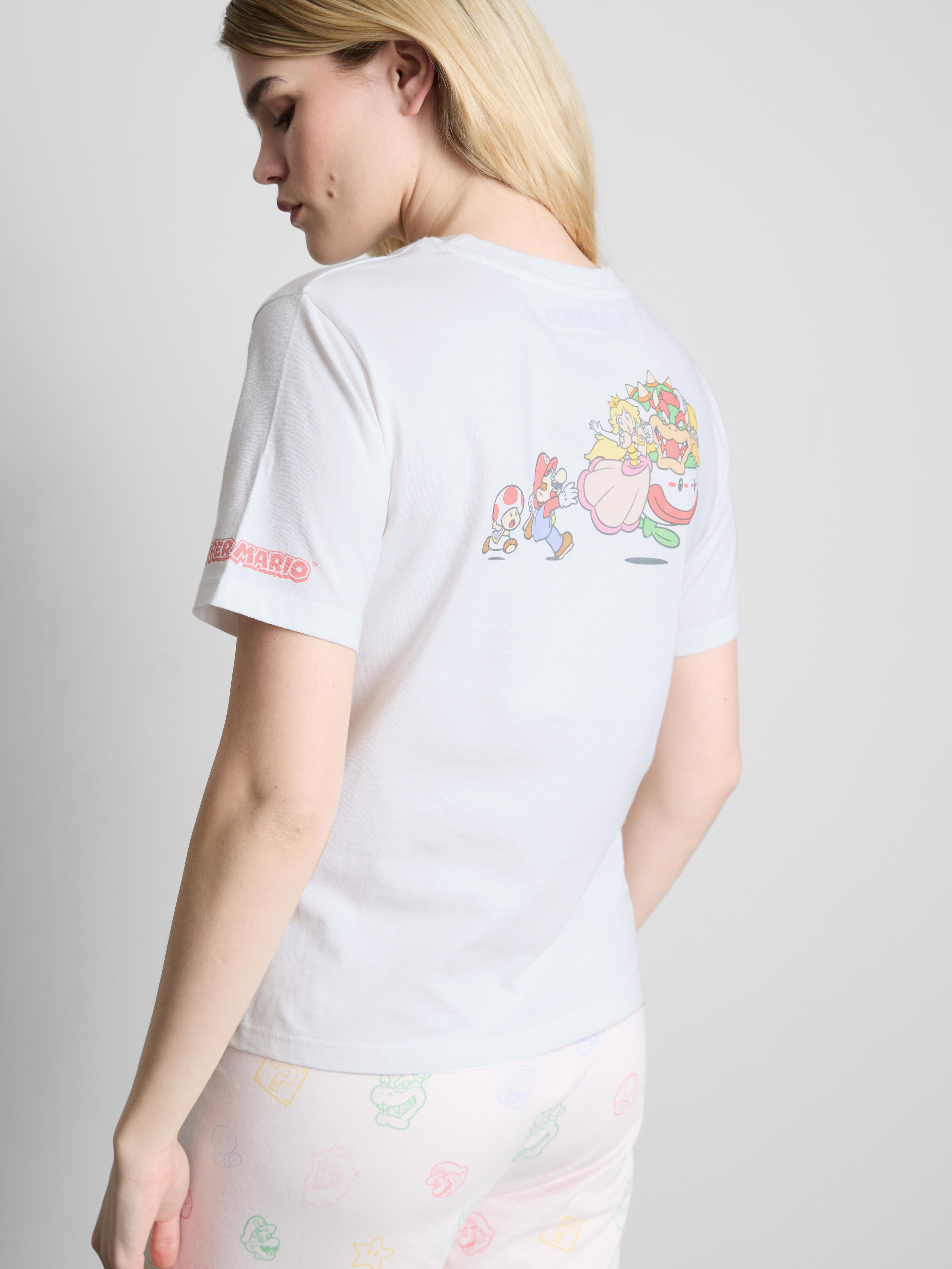 Super Mario Cotton Graphic Pyjama Top