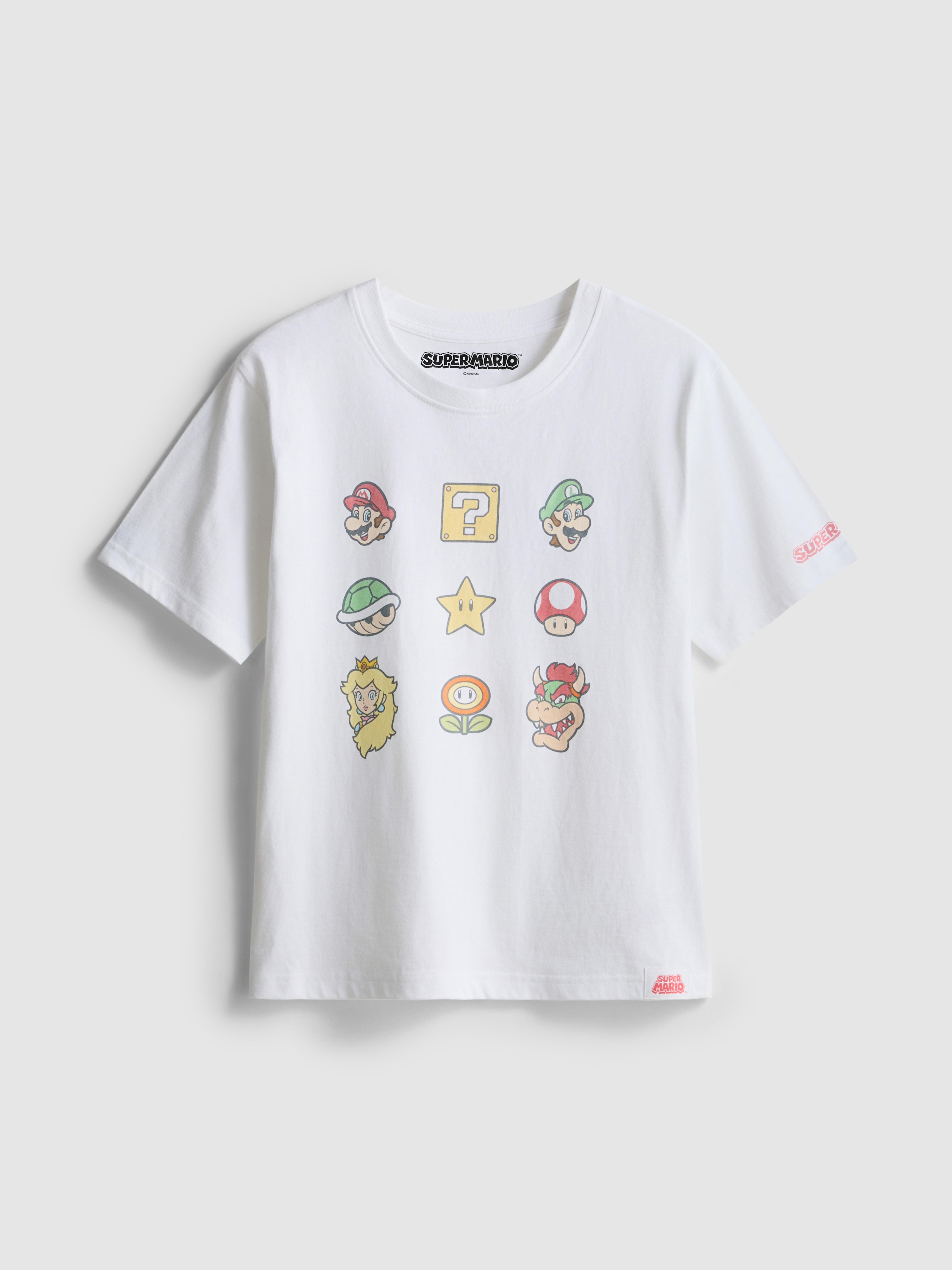 Super Mario Cotton Graphic Pyjama Top