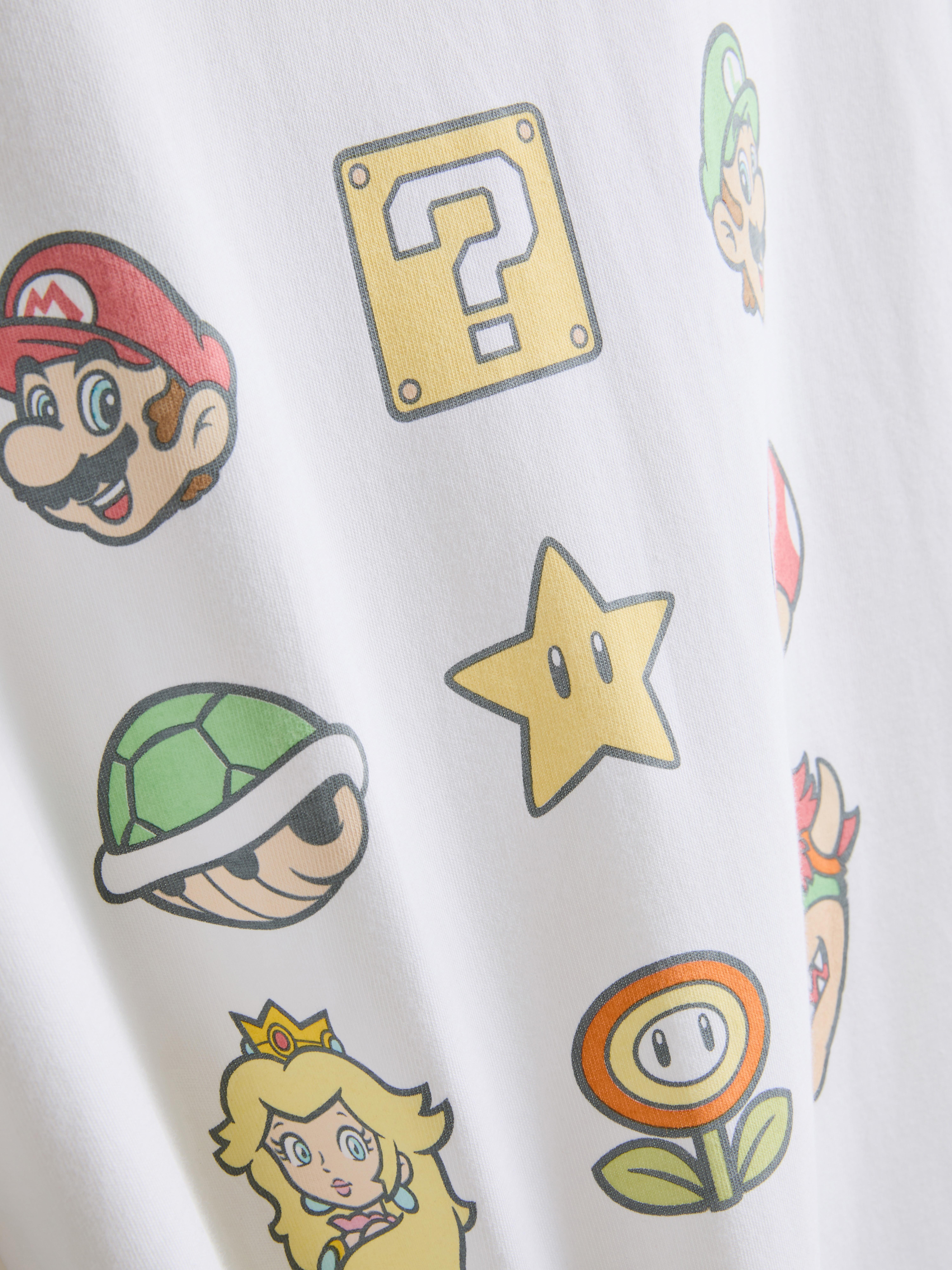 Super Mario Cotton Graphic Pyjama Top