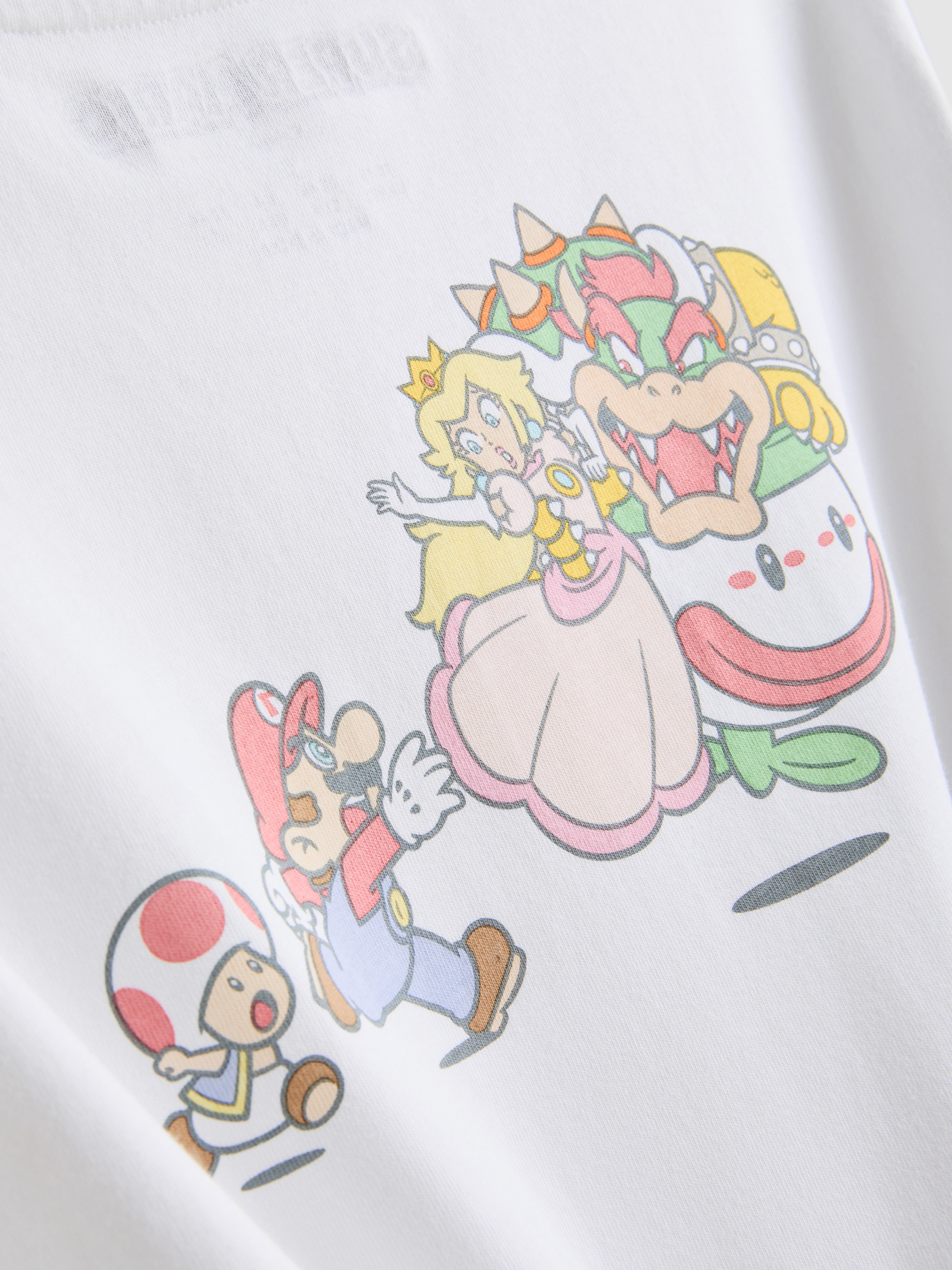Super Mario Cotton Graphic Pyjama Top