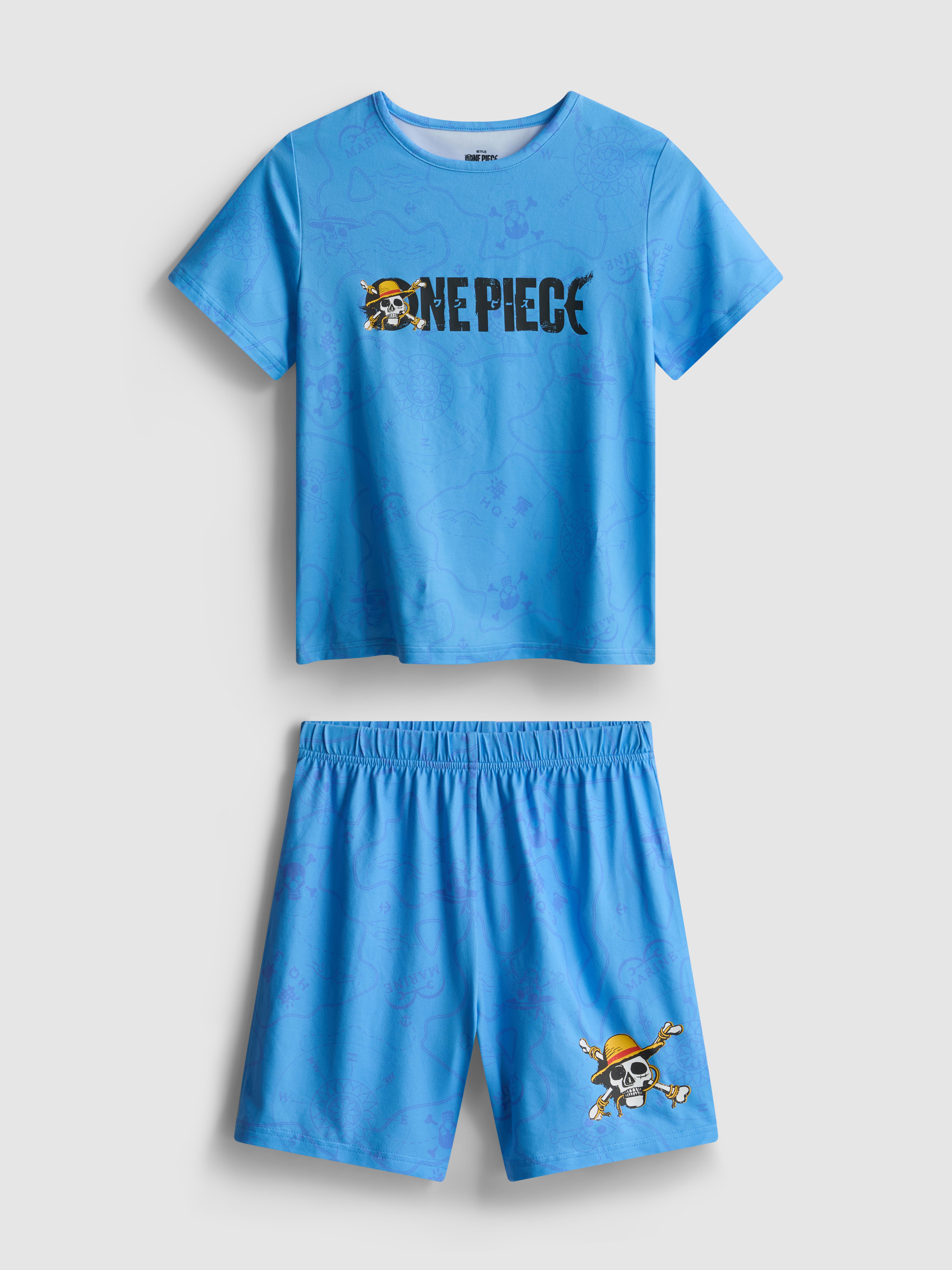 7–15 Jahre | Kurzer „One Piece“ Schlafanzug