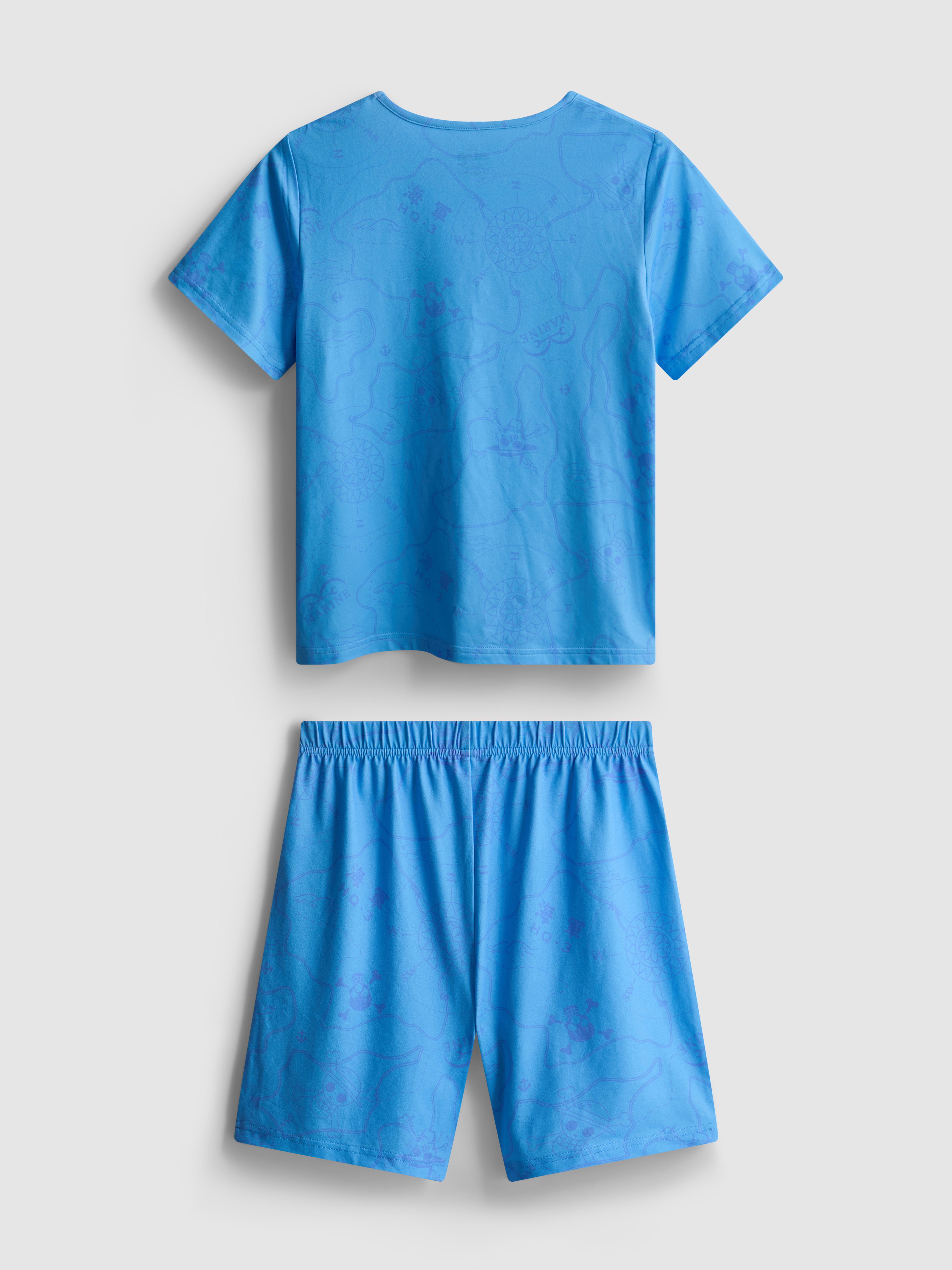7–15 Jahre | Kurzer „One Piece“ Schlafanzug