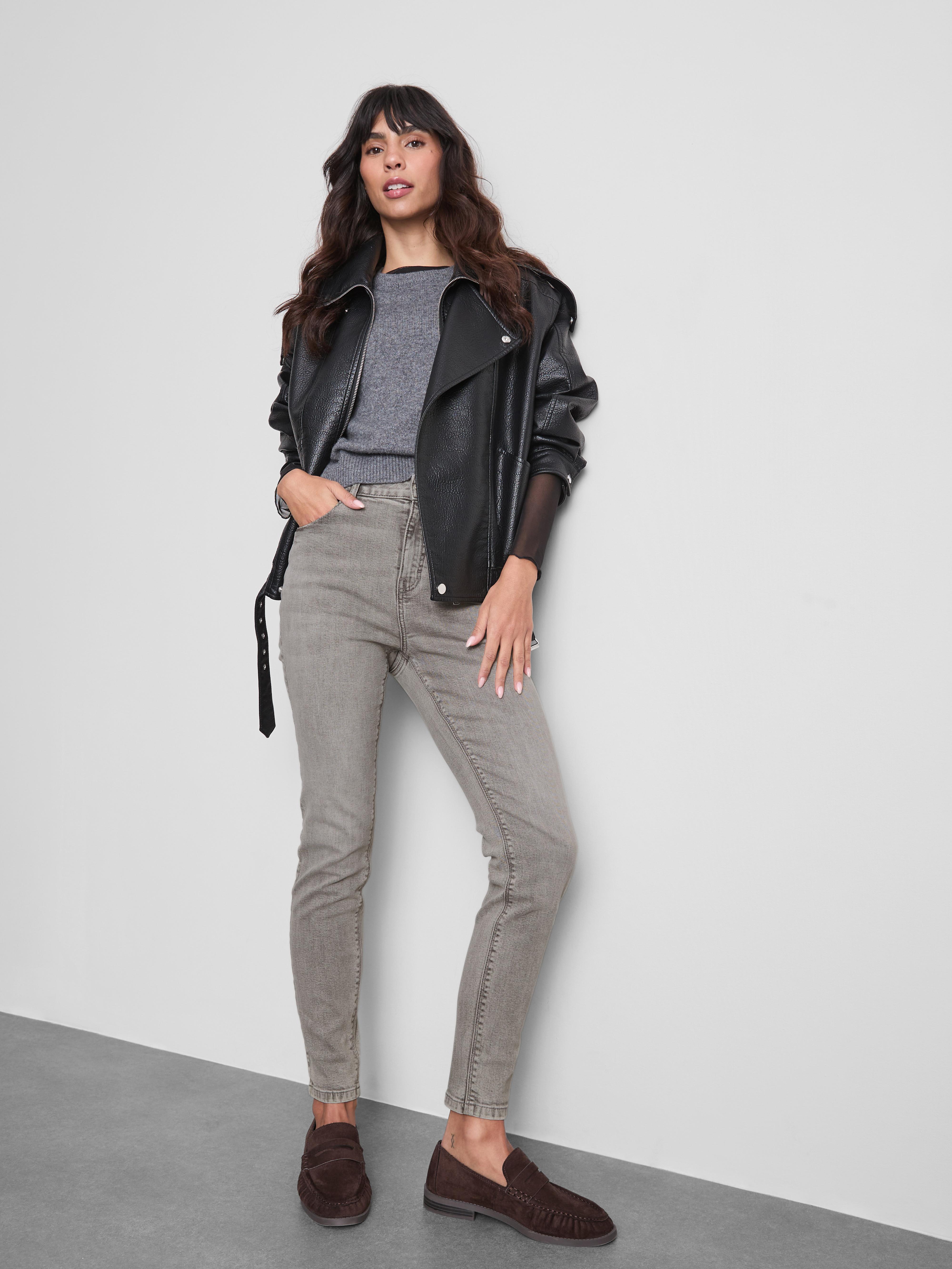 Jean skinny en denim de coton