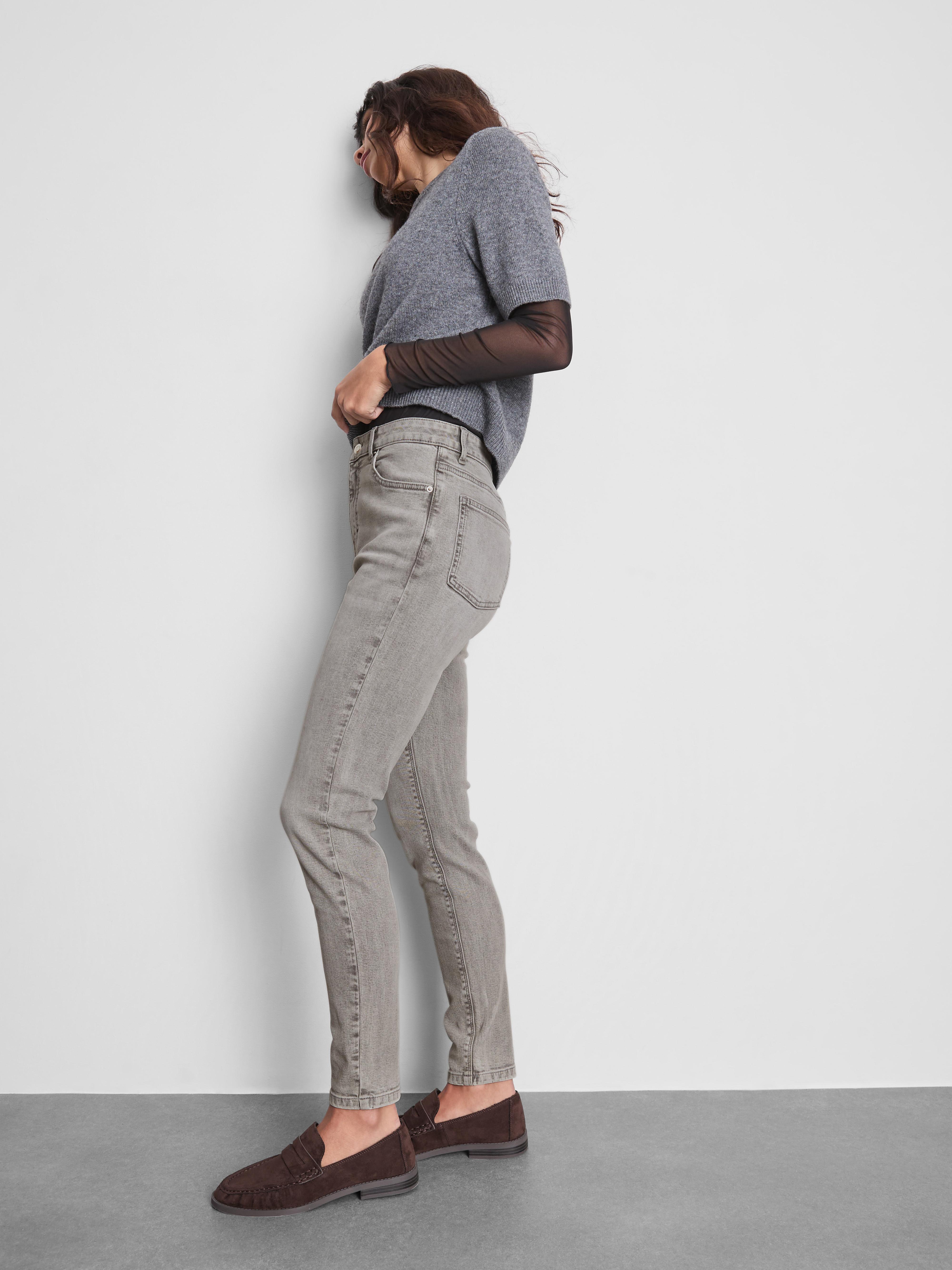 Jean skinny en denim de coton