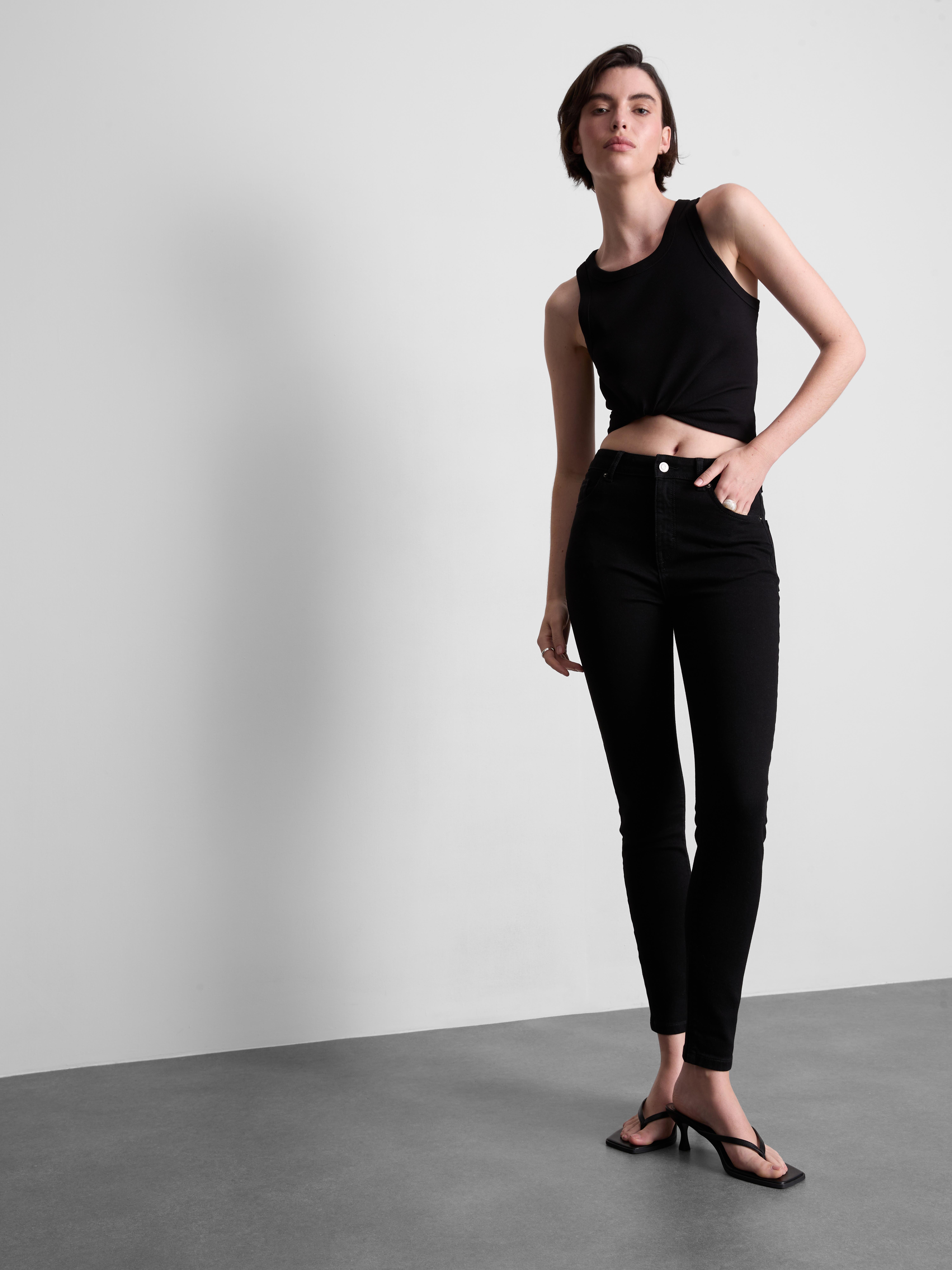 Cotton Rich Denim Skinny Jeans