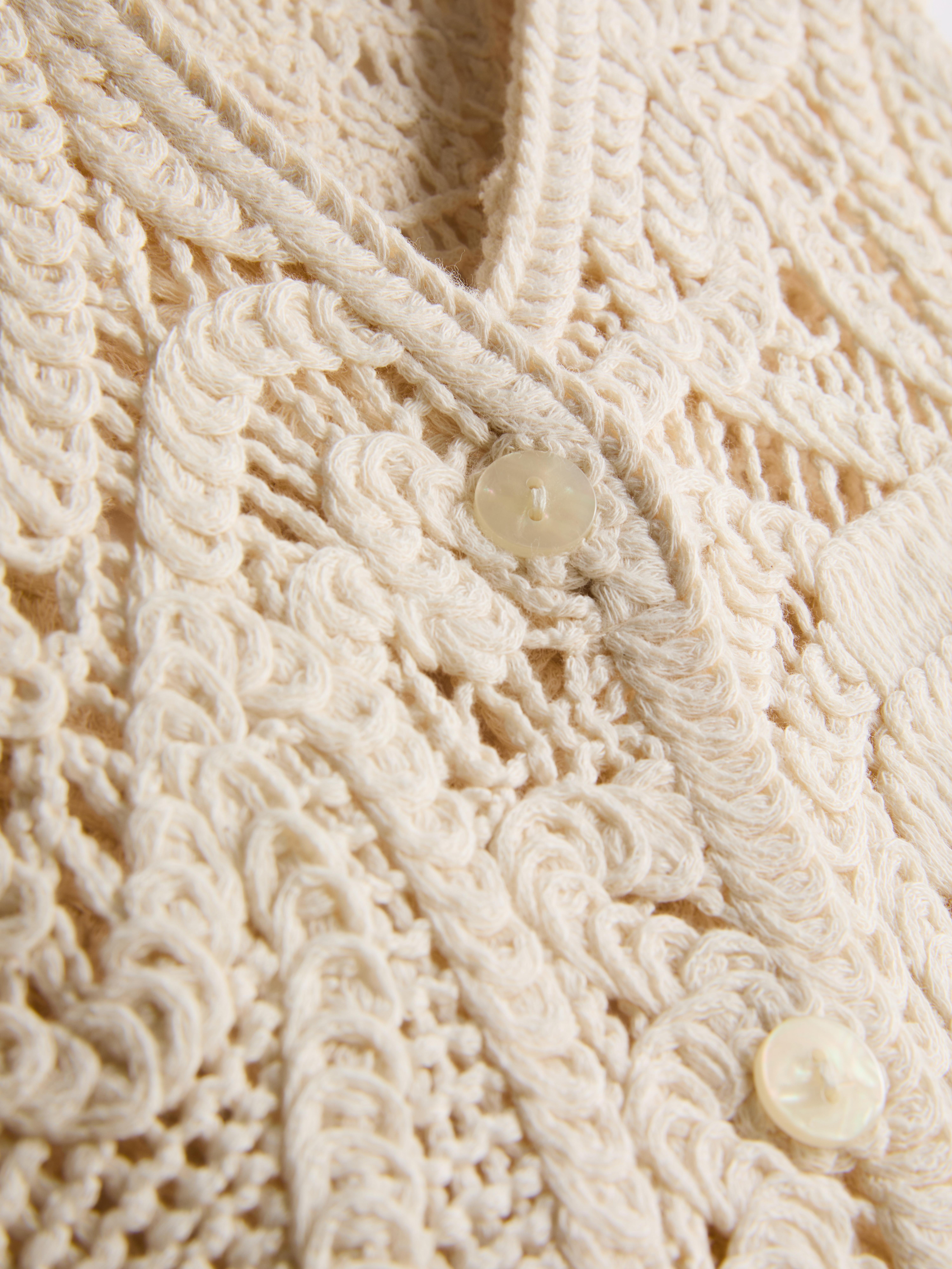 Crochet Cap-Sleeve Vest