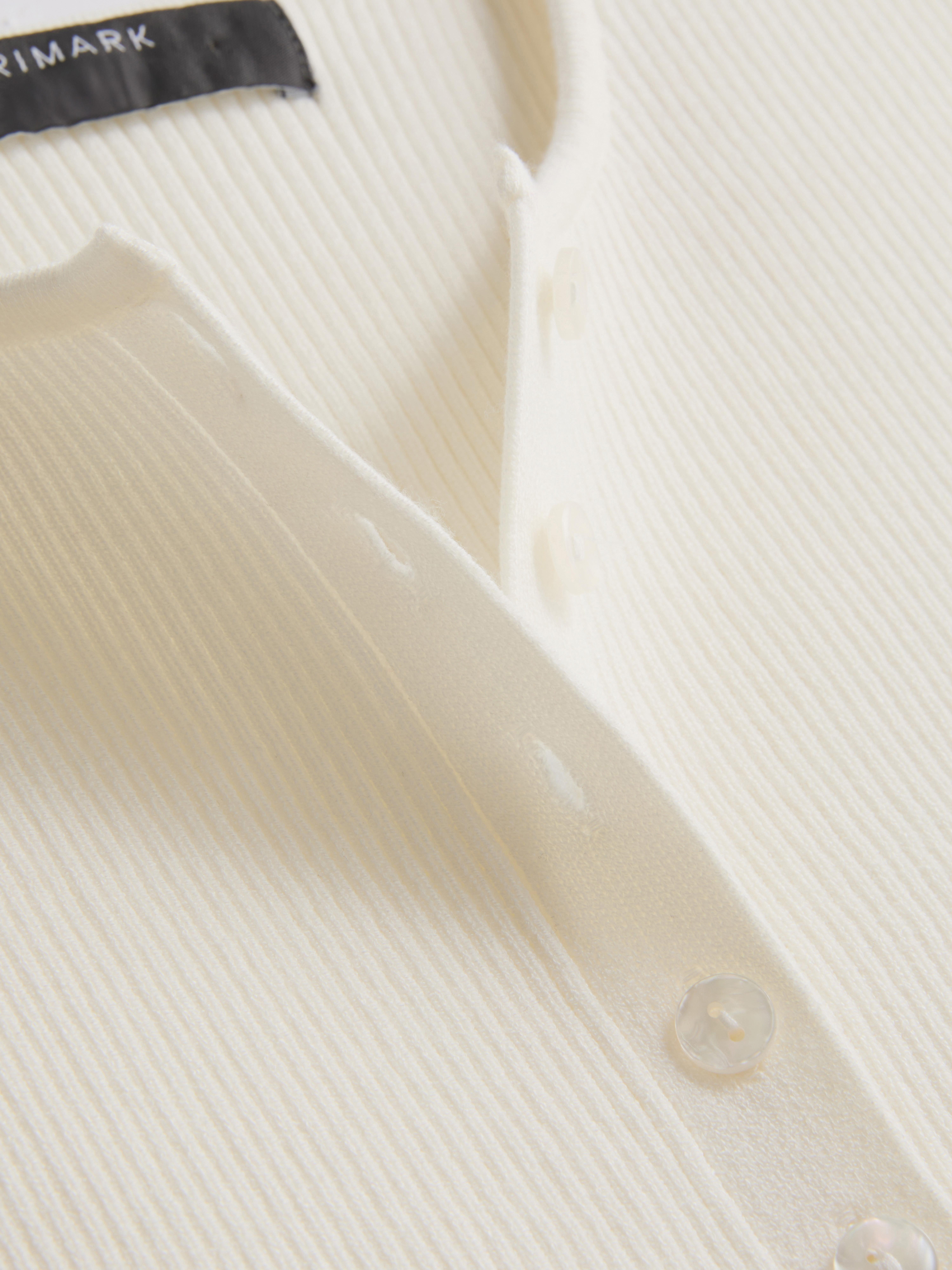 Ribbed Button Through Waistcoat