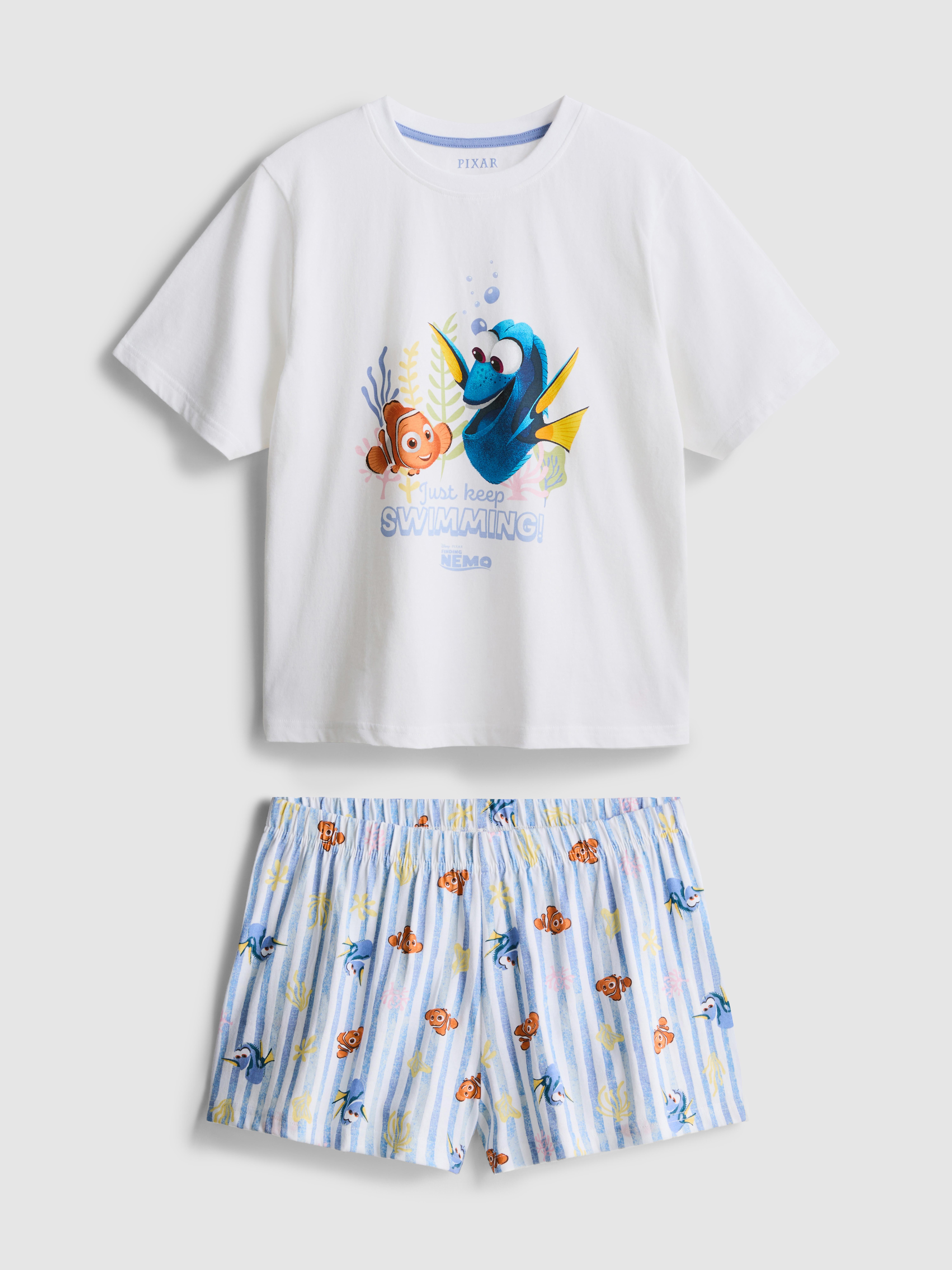 Disney’s Finding Nemo Cotton Graphic Shorty Pyjamas