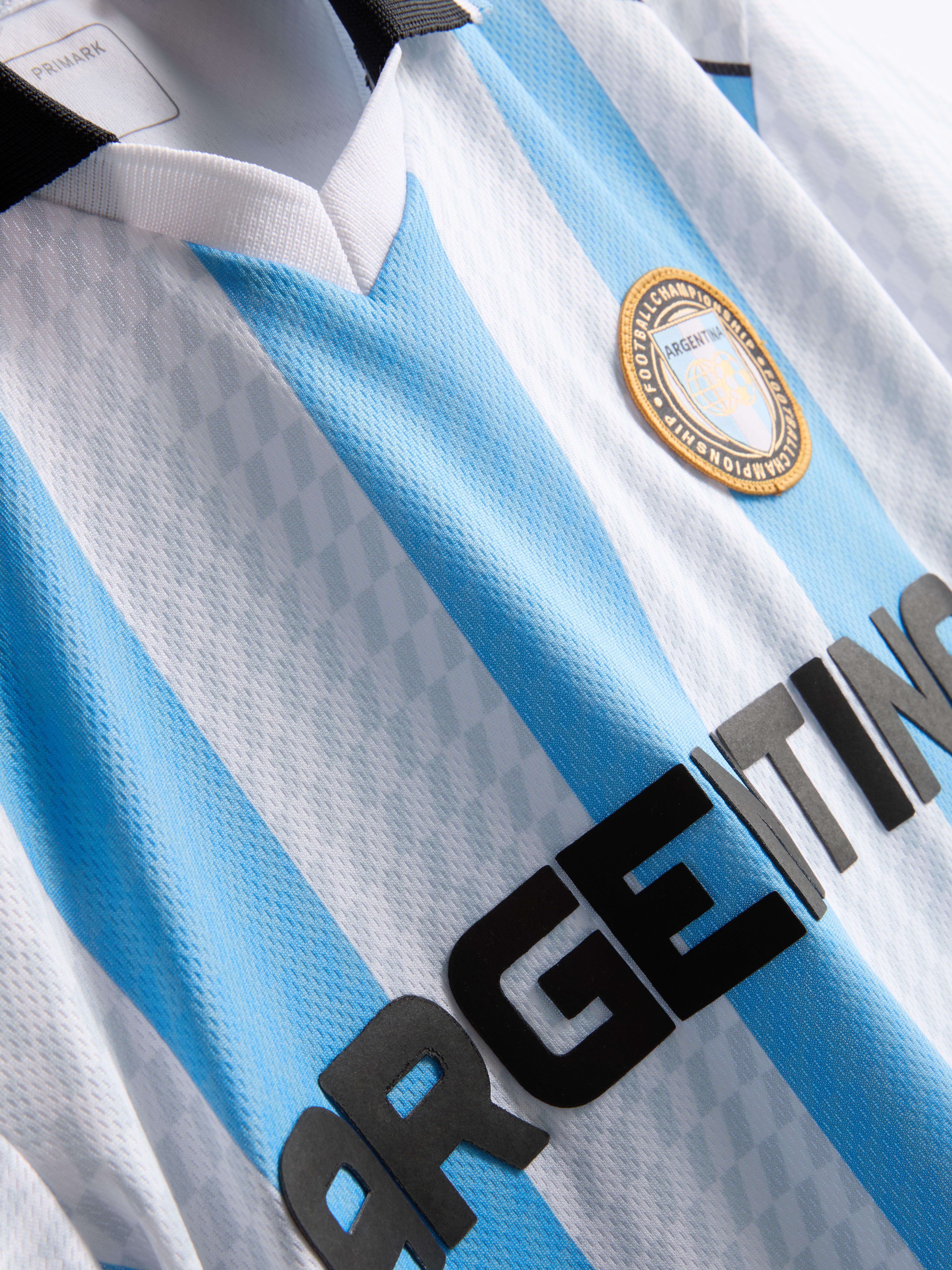 1.5-10yrs | Argentina Football T-Shirt and Shorts Set