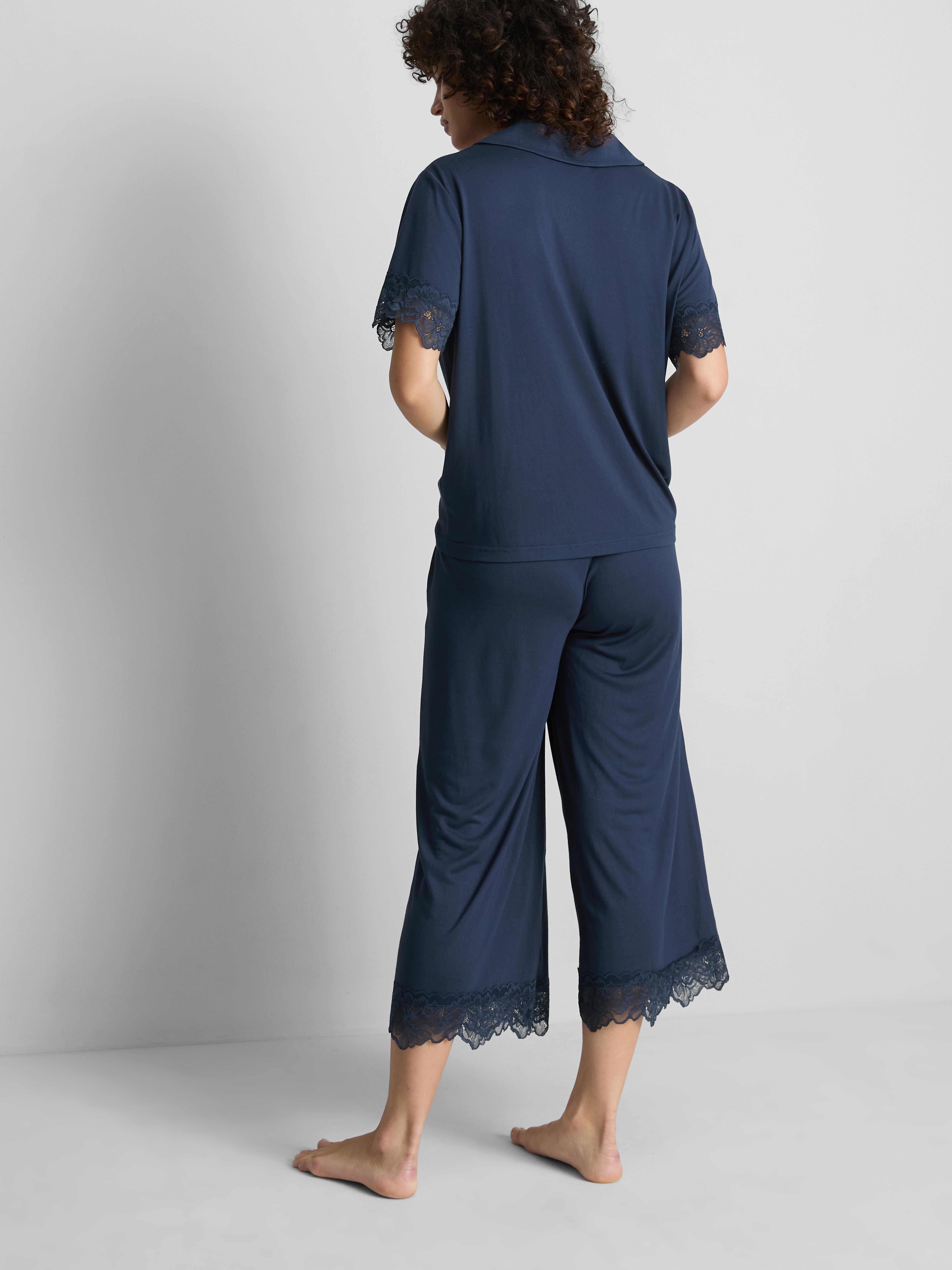 Modal-Rich Short-Sleeve Pajama Shirt