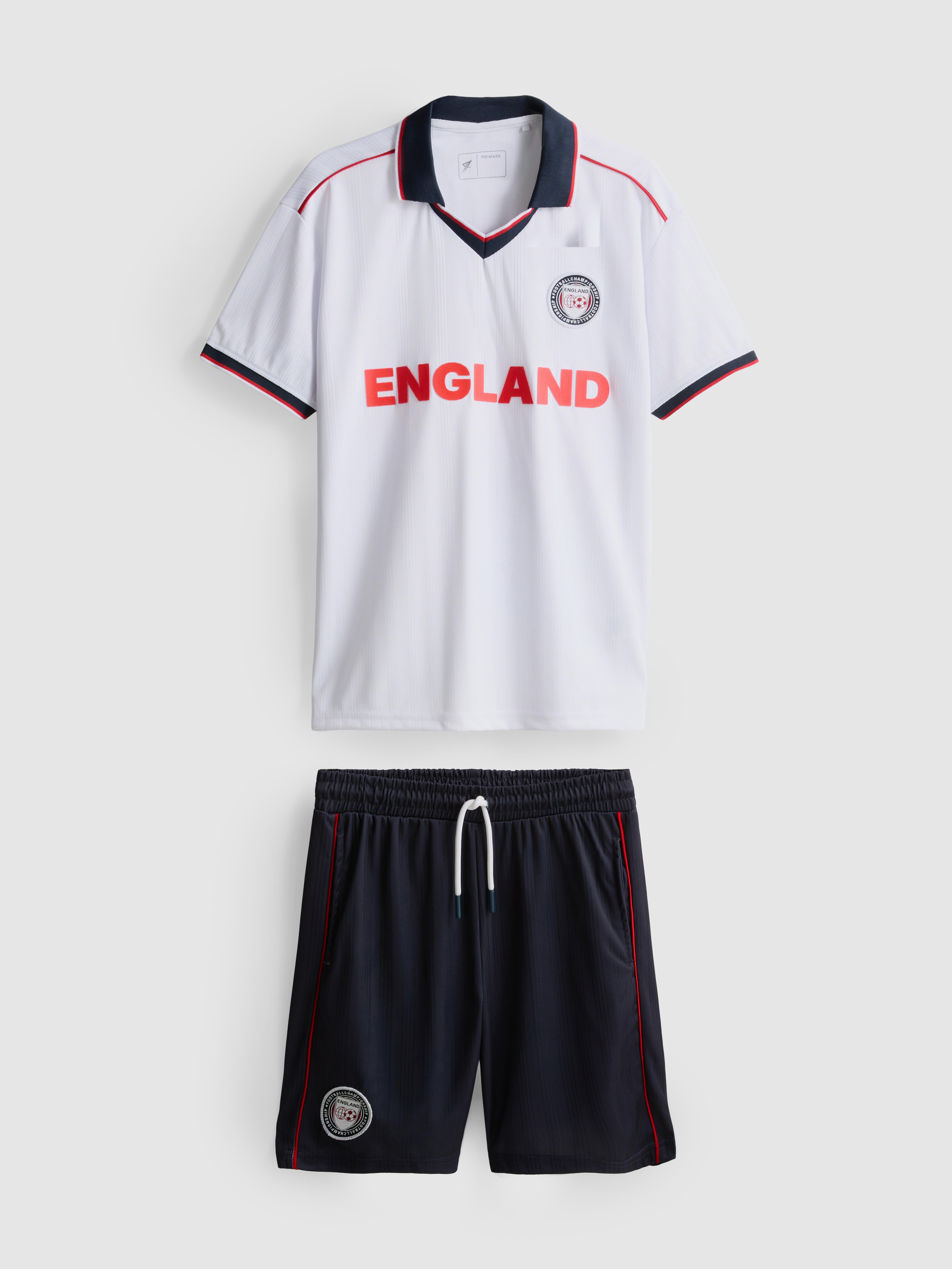 1.5-10yrs | England Football T-Shirt and Shorts Set