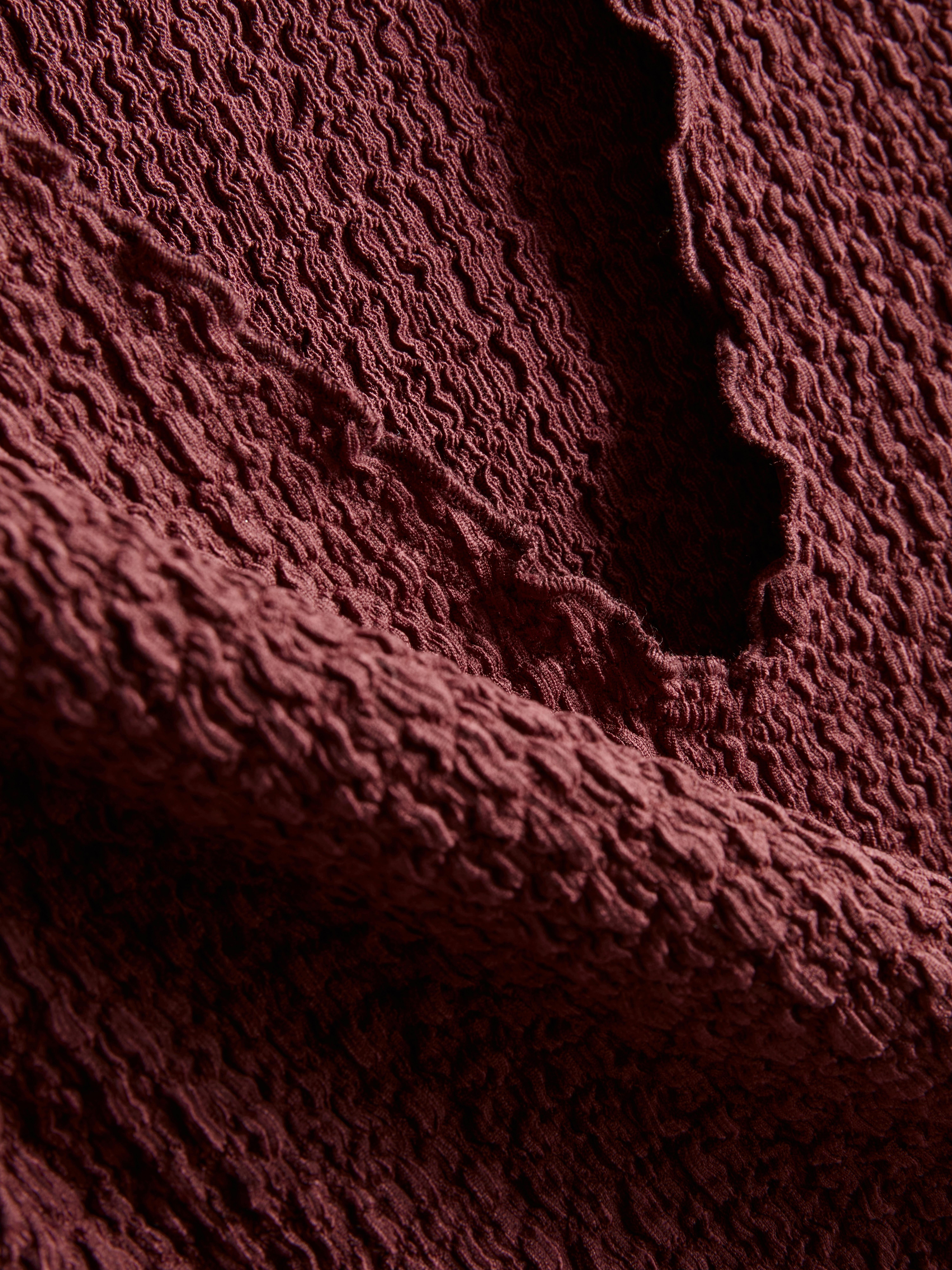 Textured V-Neck Tank Top