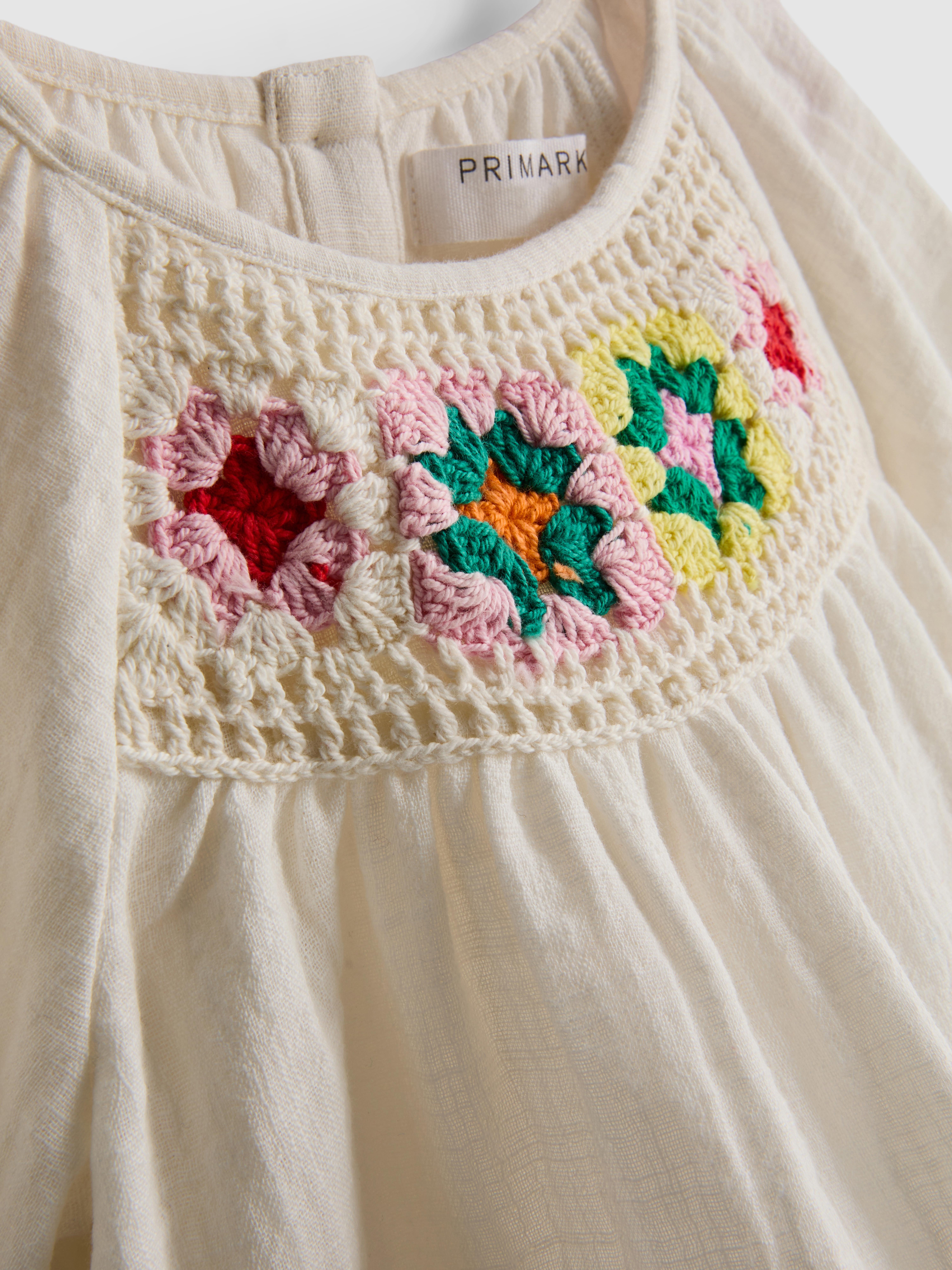 1.5-8yrs | Crochet Blouse and Pants Set