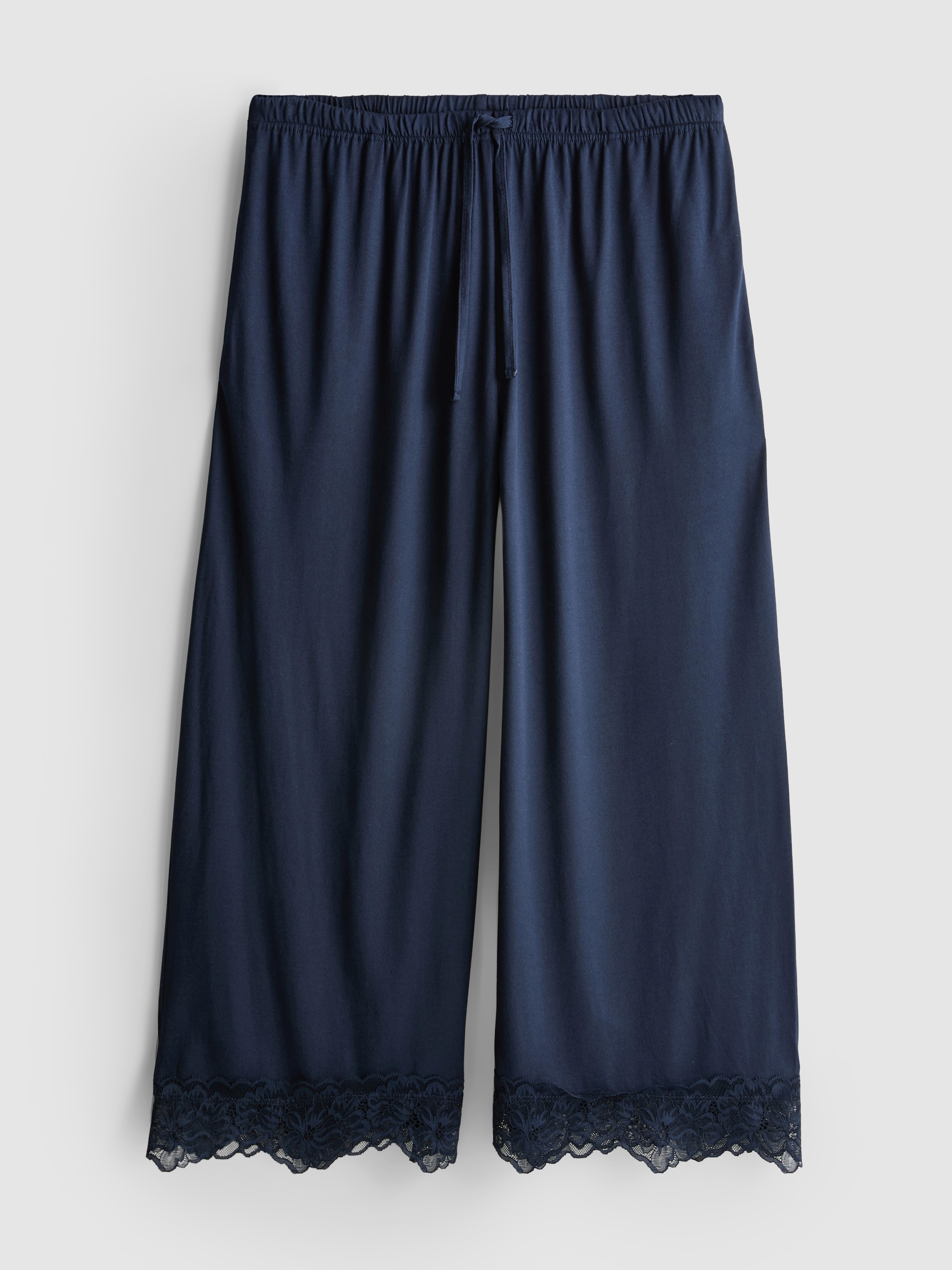 Modal-Rich Culotte Pajama Bottoms