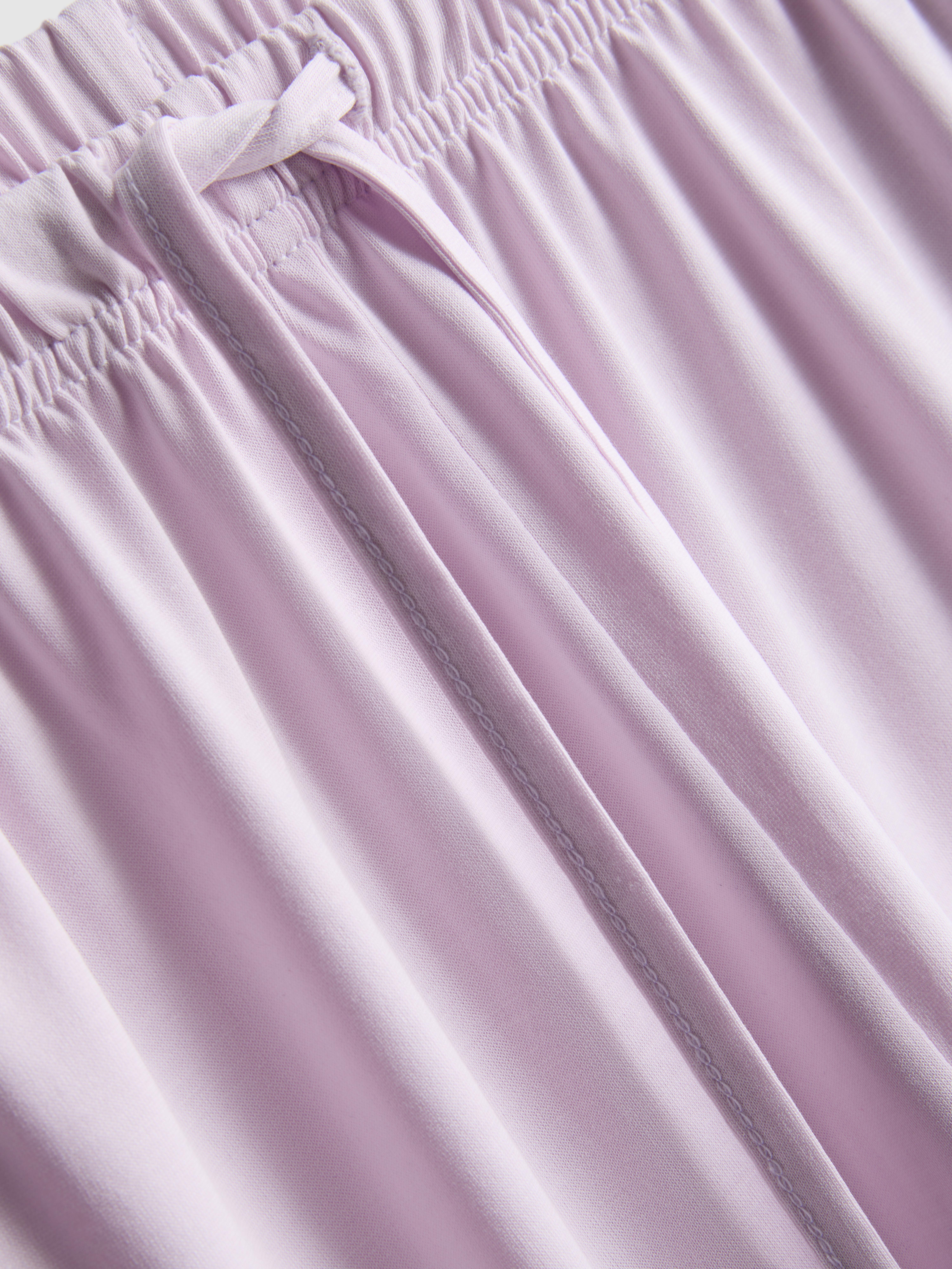 Pantalones de pijama tipo culotte con modal