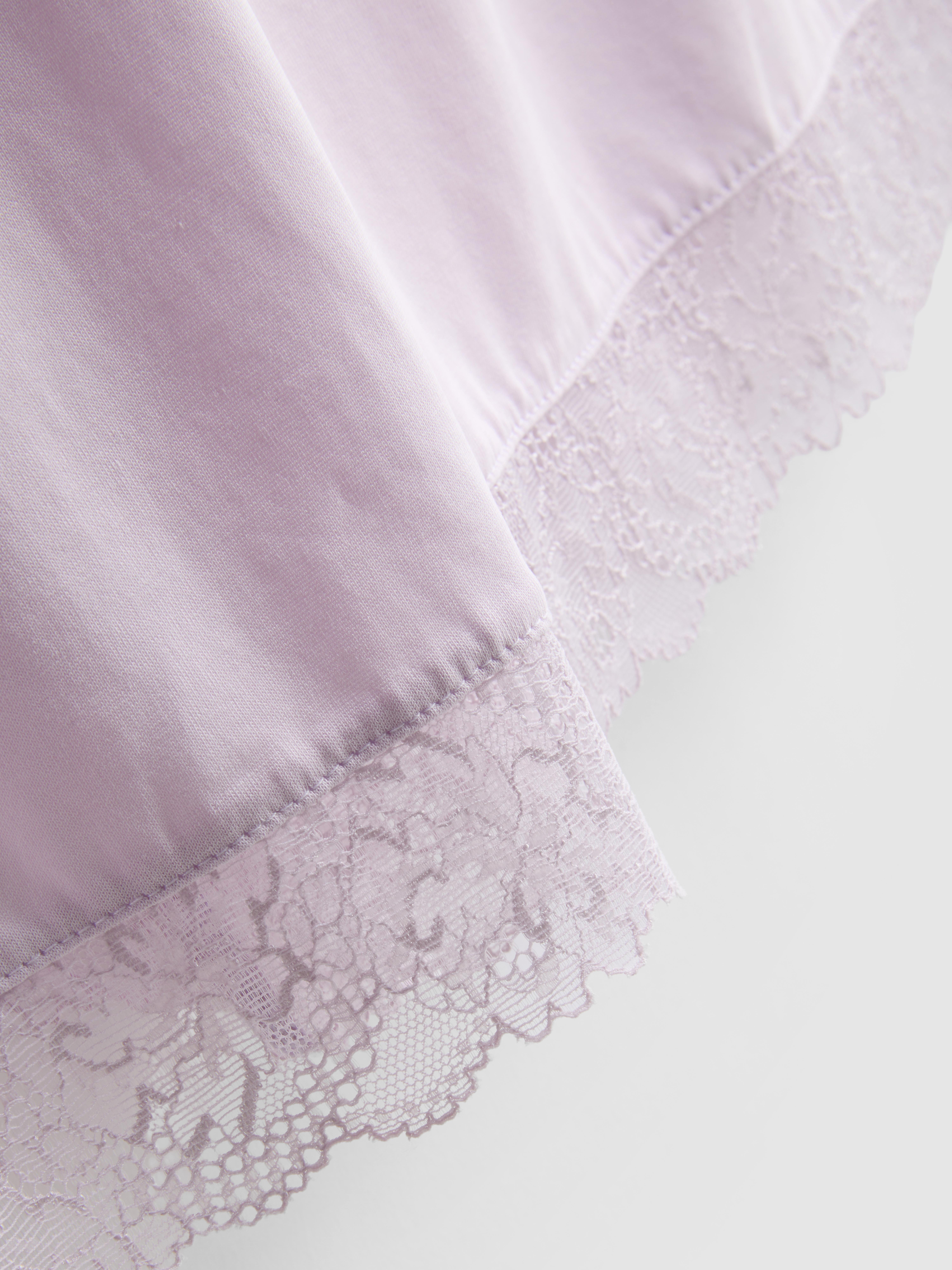 Pantalones de pijama tipo culotte con modal