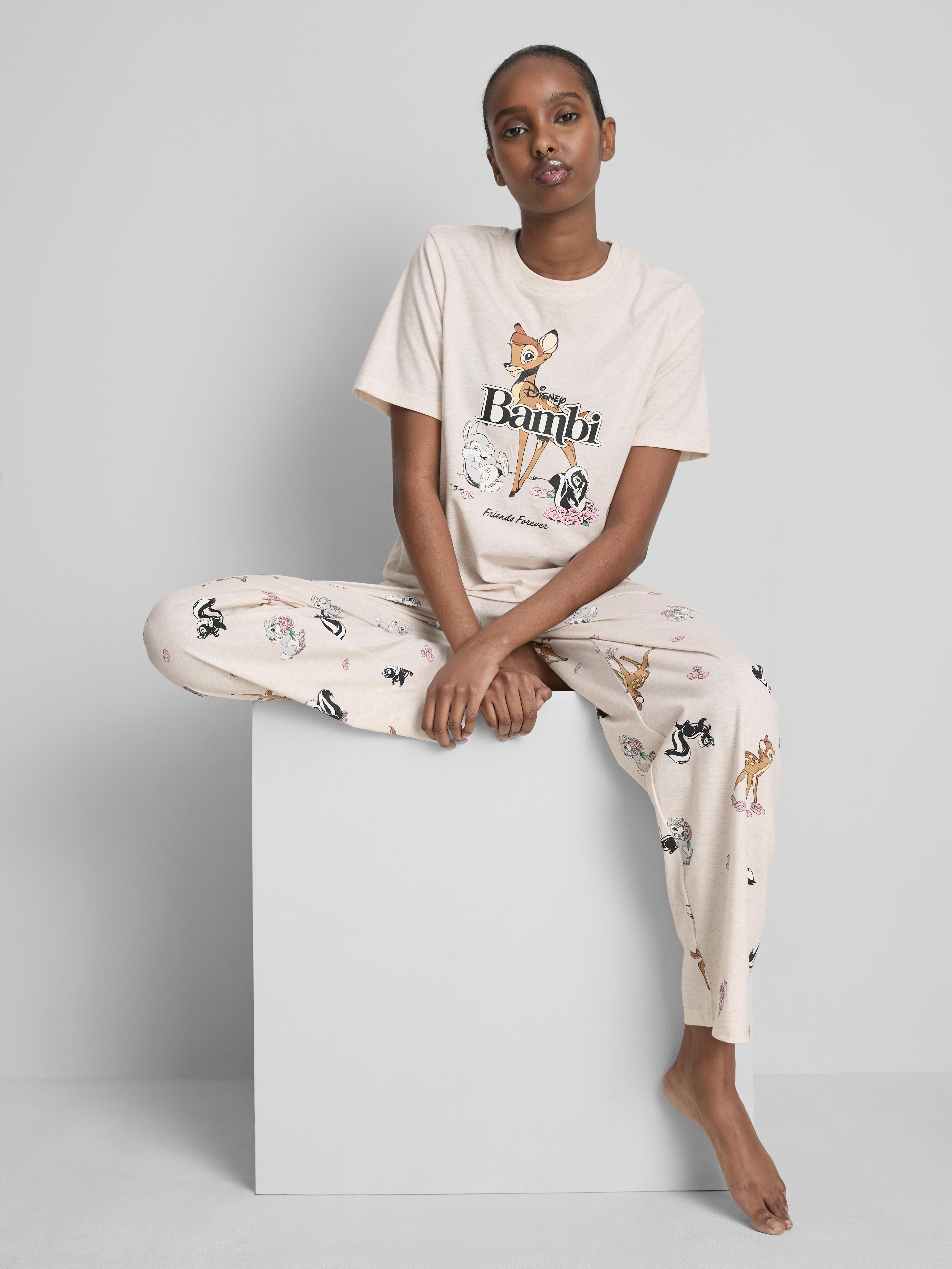 Katoenen pyjama met print Disney