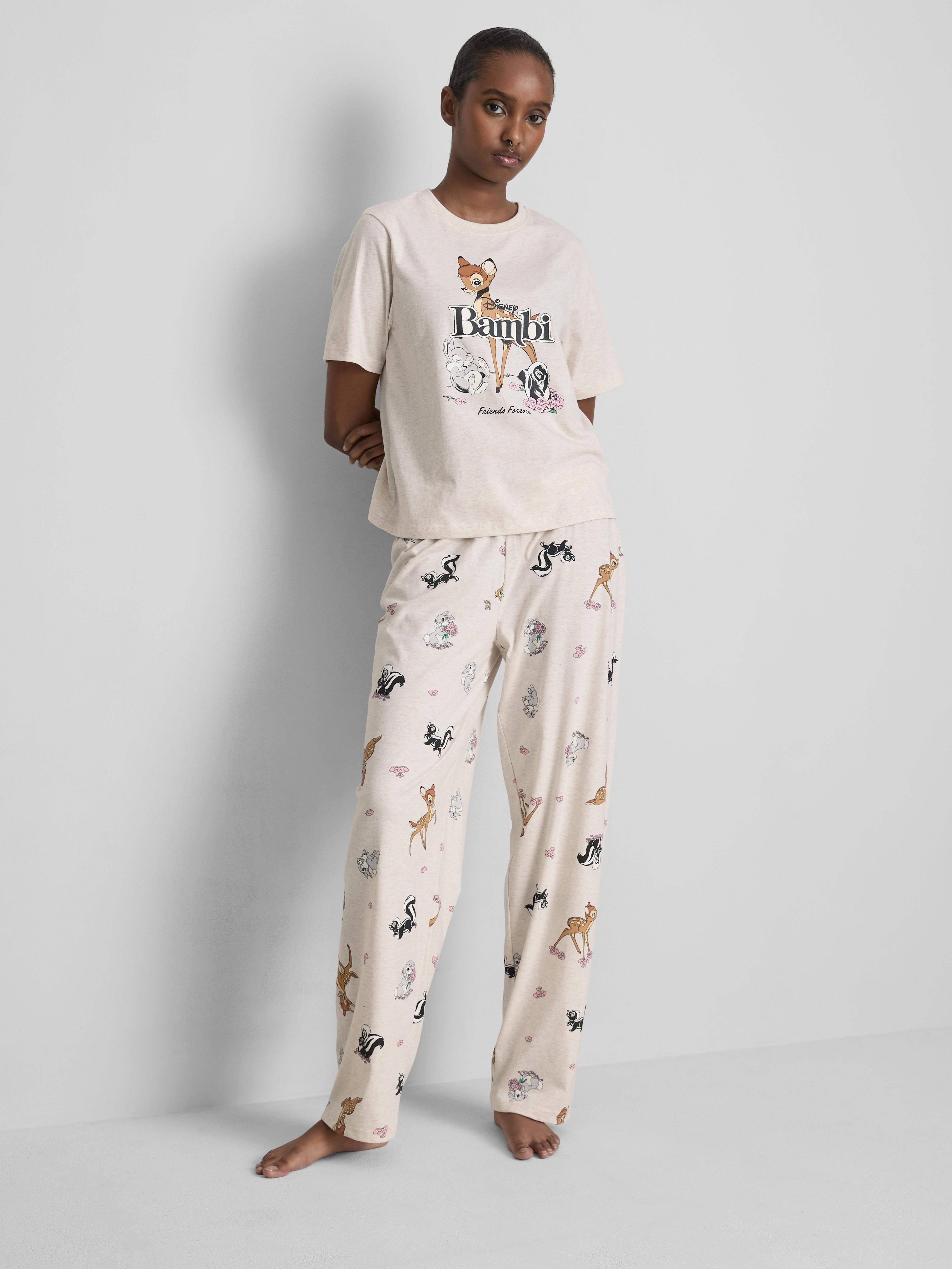Pijamale din bumbac cu imprimeu Disney