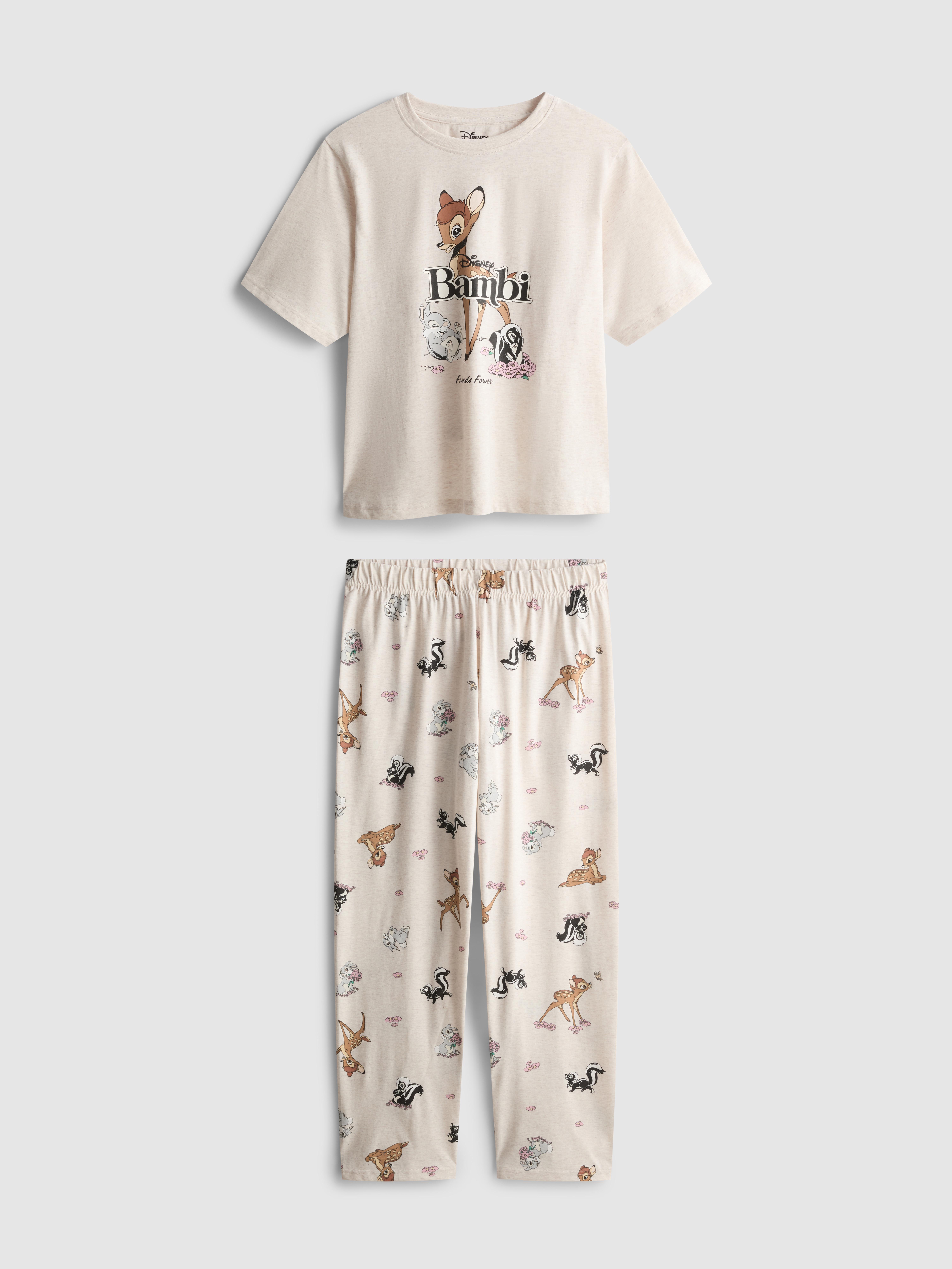 Pijamale din bumbac cu imprimeu Disney