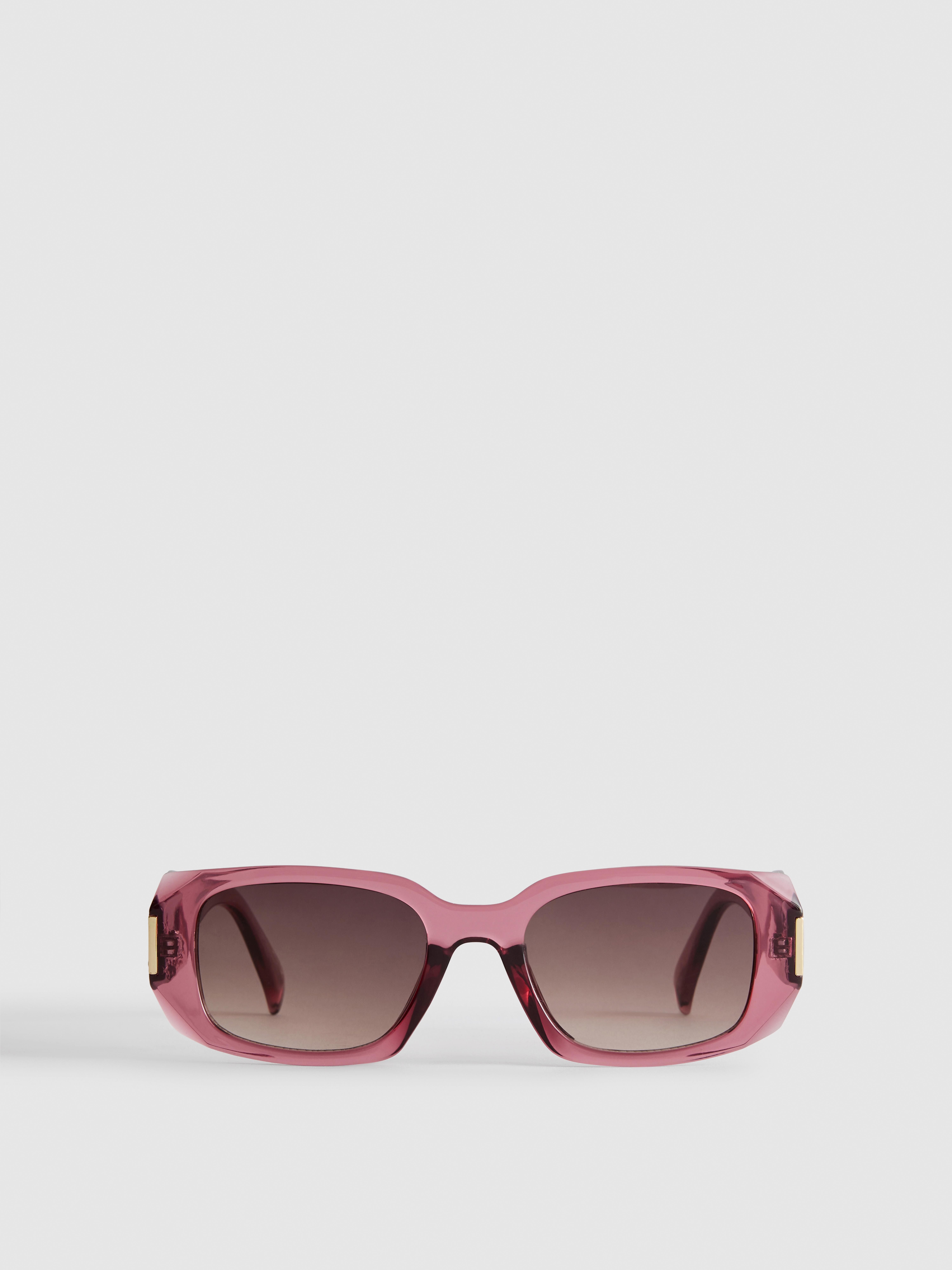 Sonnenbrille mit rechteckigen Gläsern