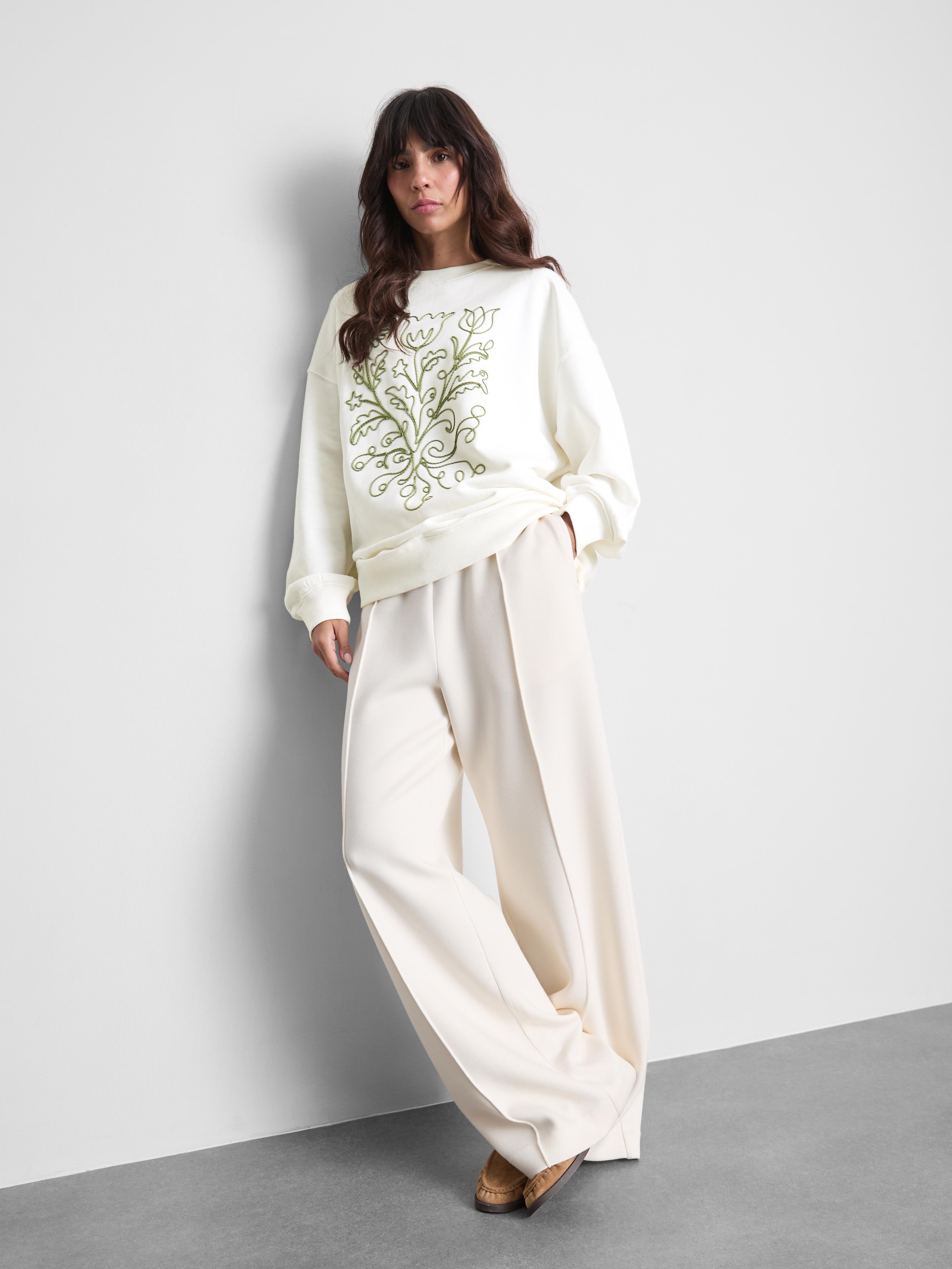 Cotton-Rich Cornelli Sweatshirt