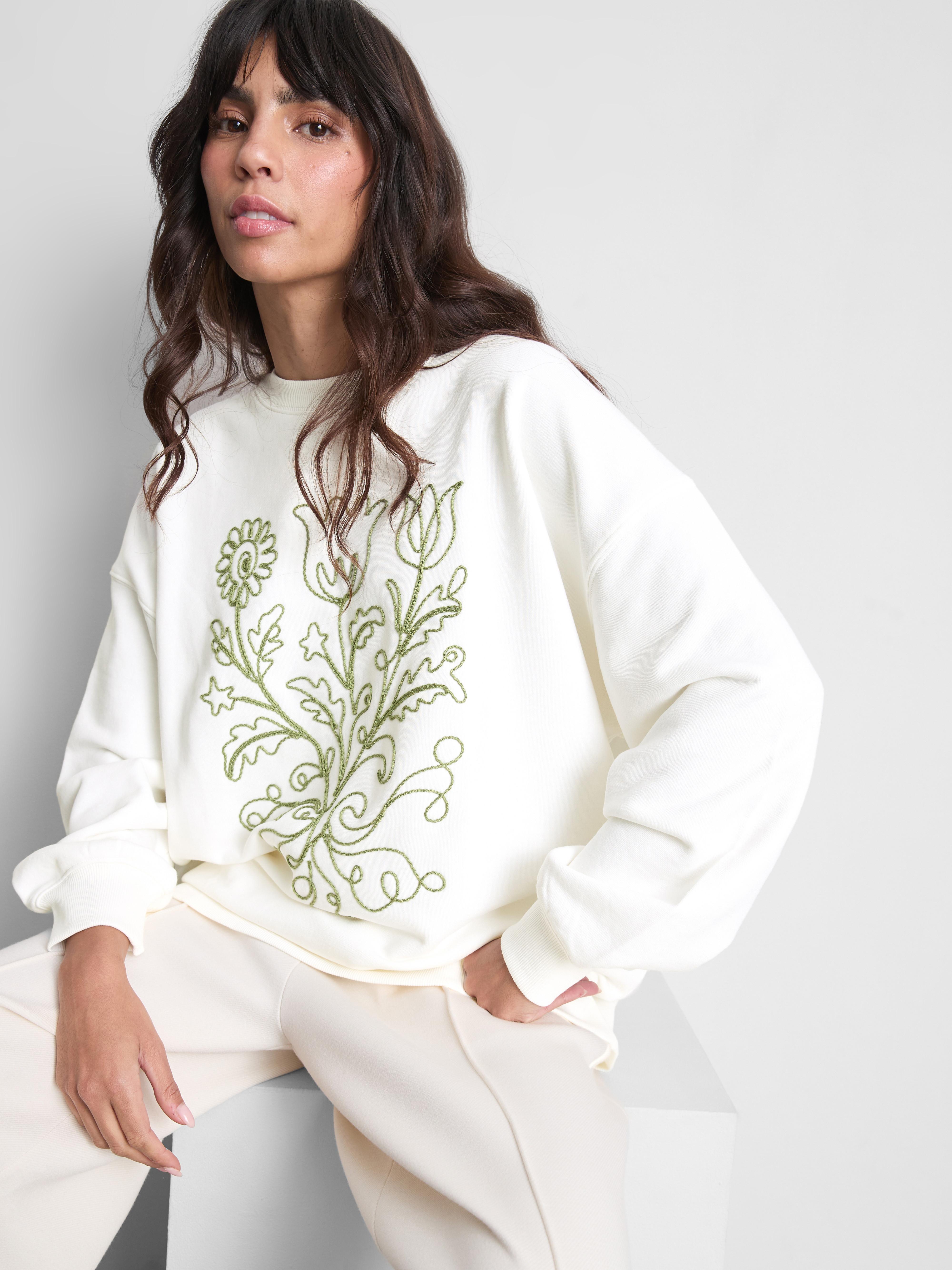 Cotton-Rich Cornelli Sweatshirt