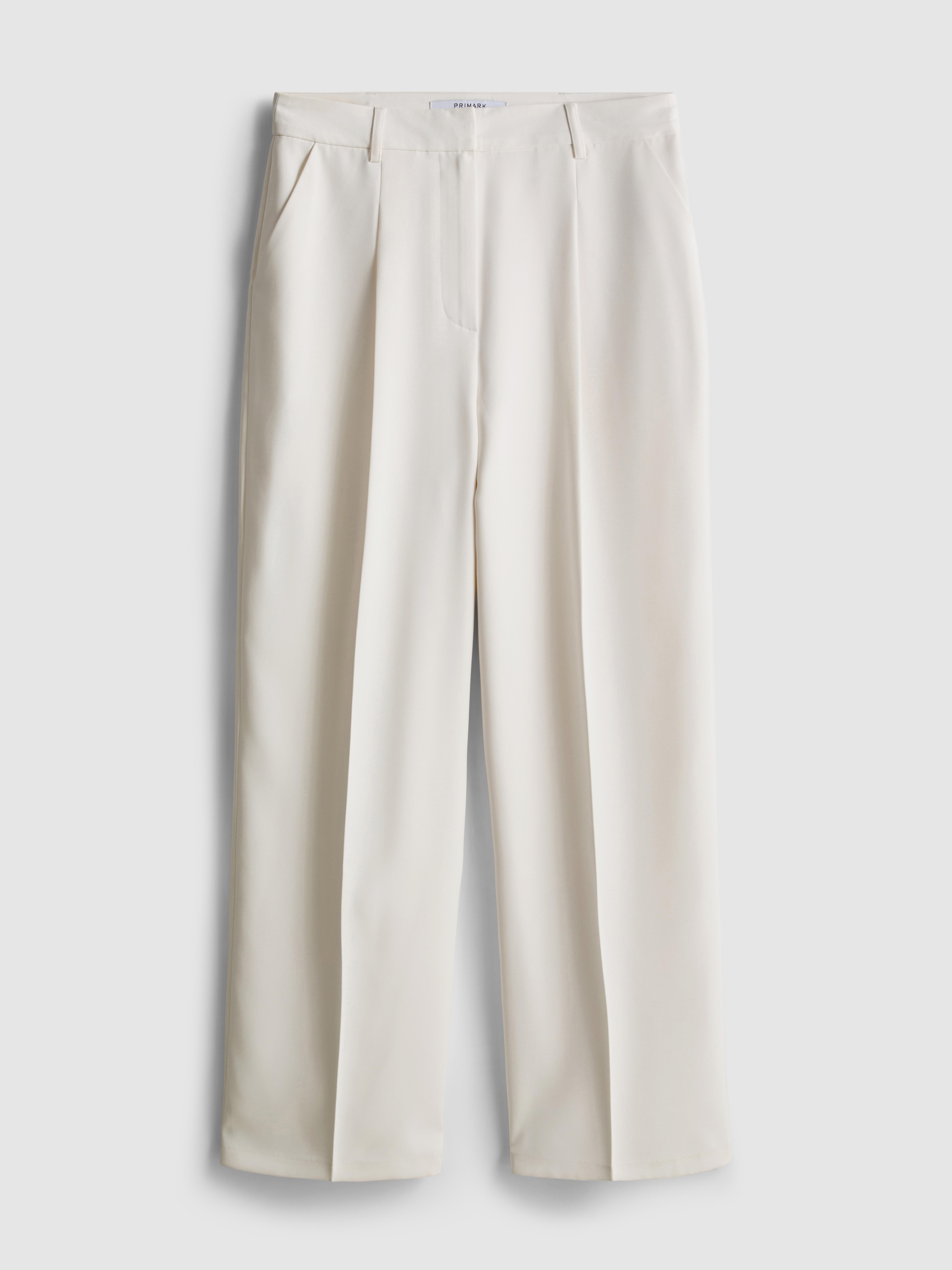 Pantaloni pieghettati a gamba dritta Lila