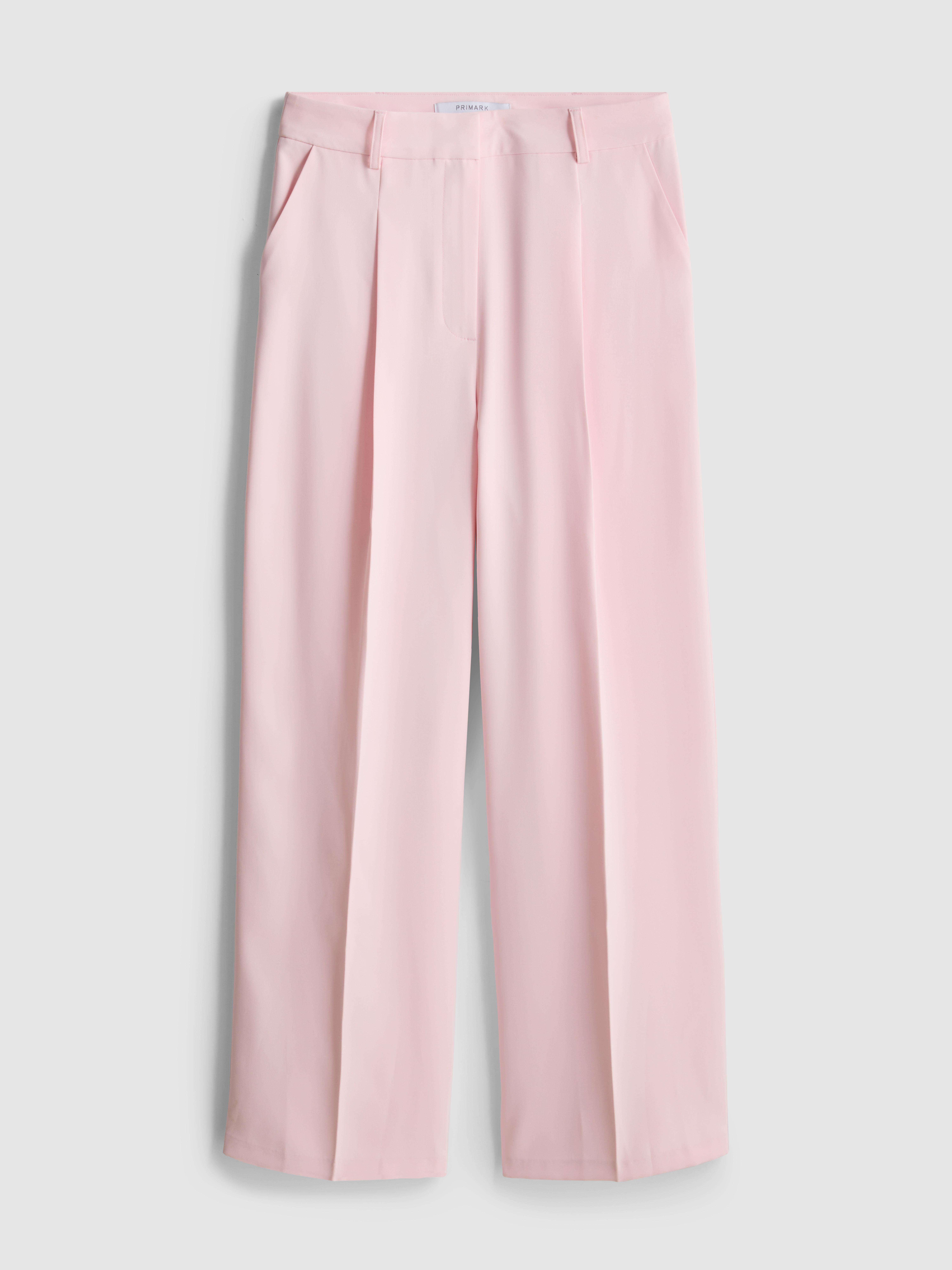 Pantaloni pieghettati a gamba dritta Lila