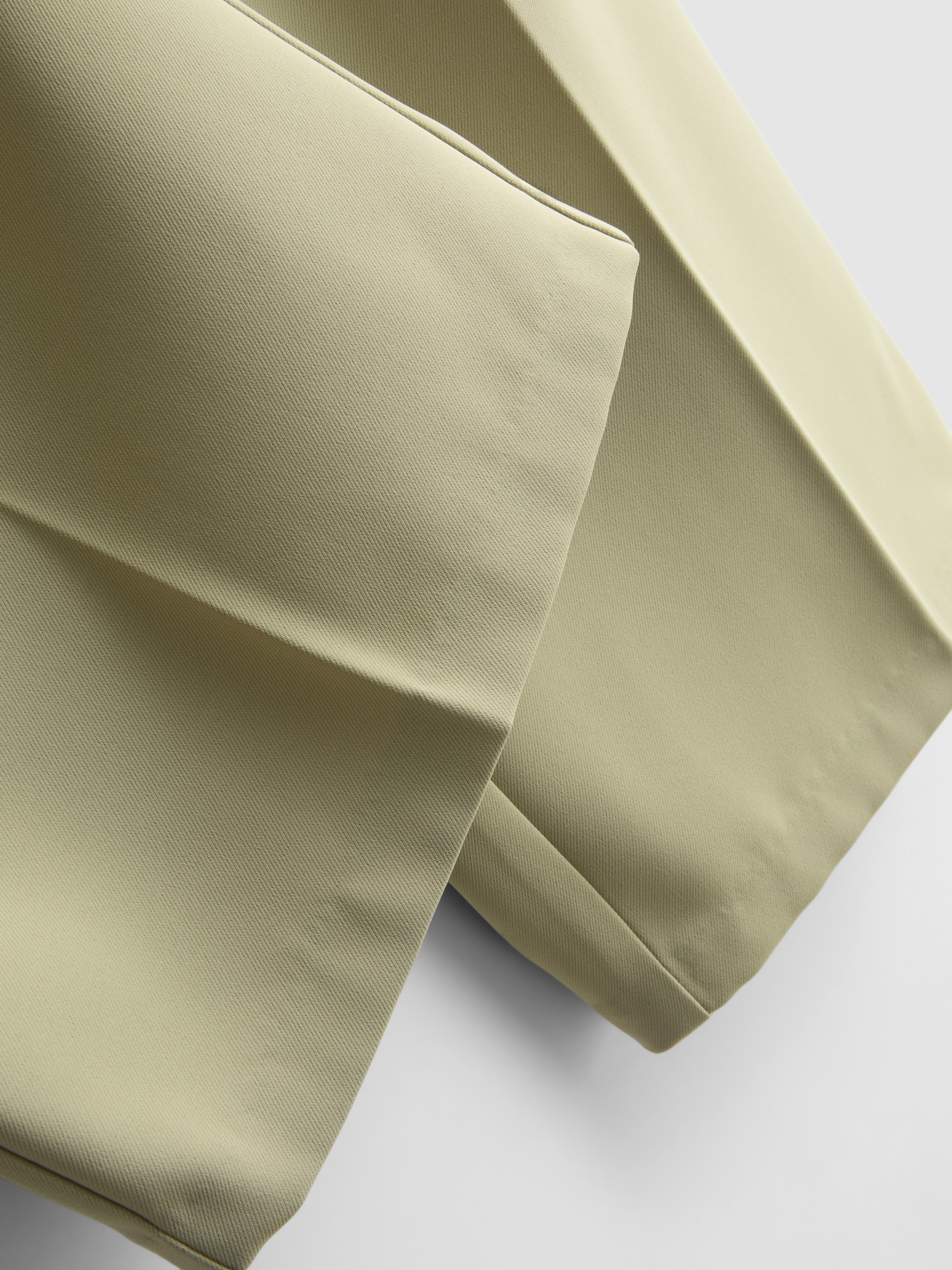 Lila Pleated Straight-Leg Pants