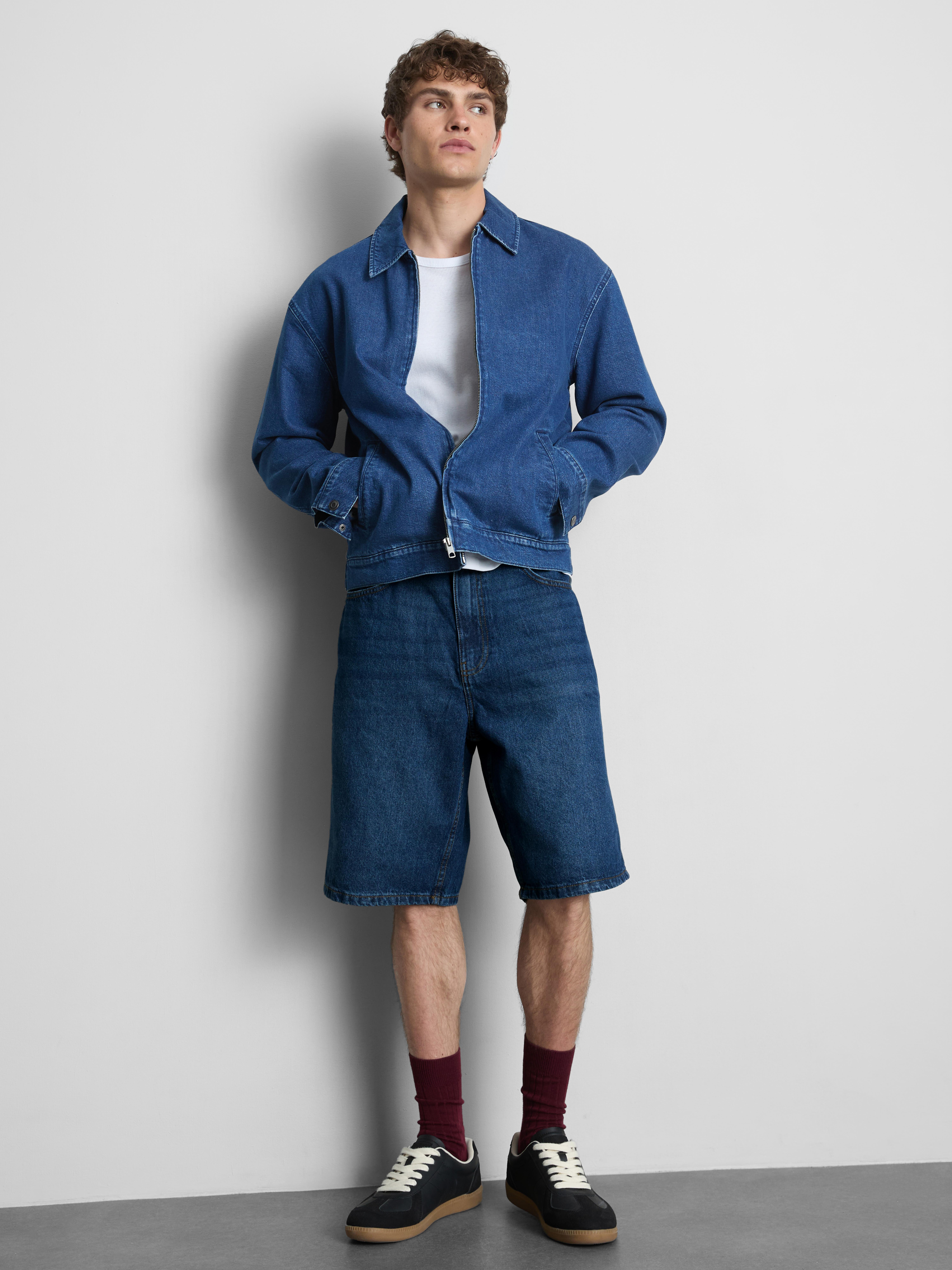 Relaxed Denim Shorts