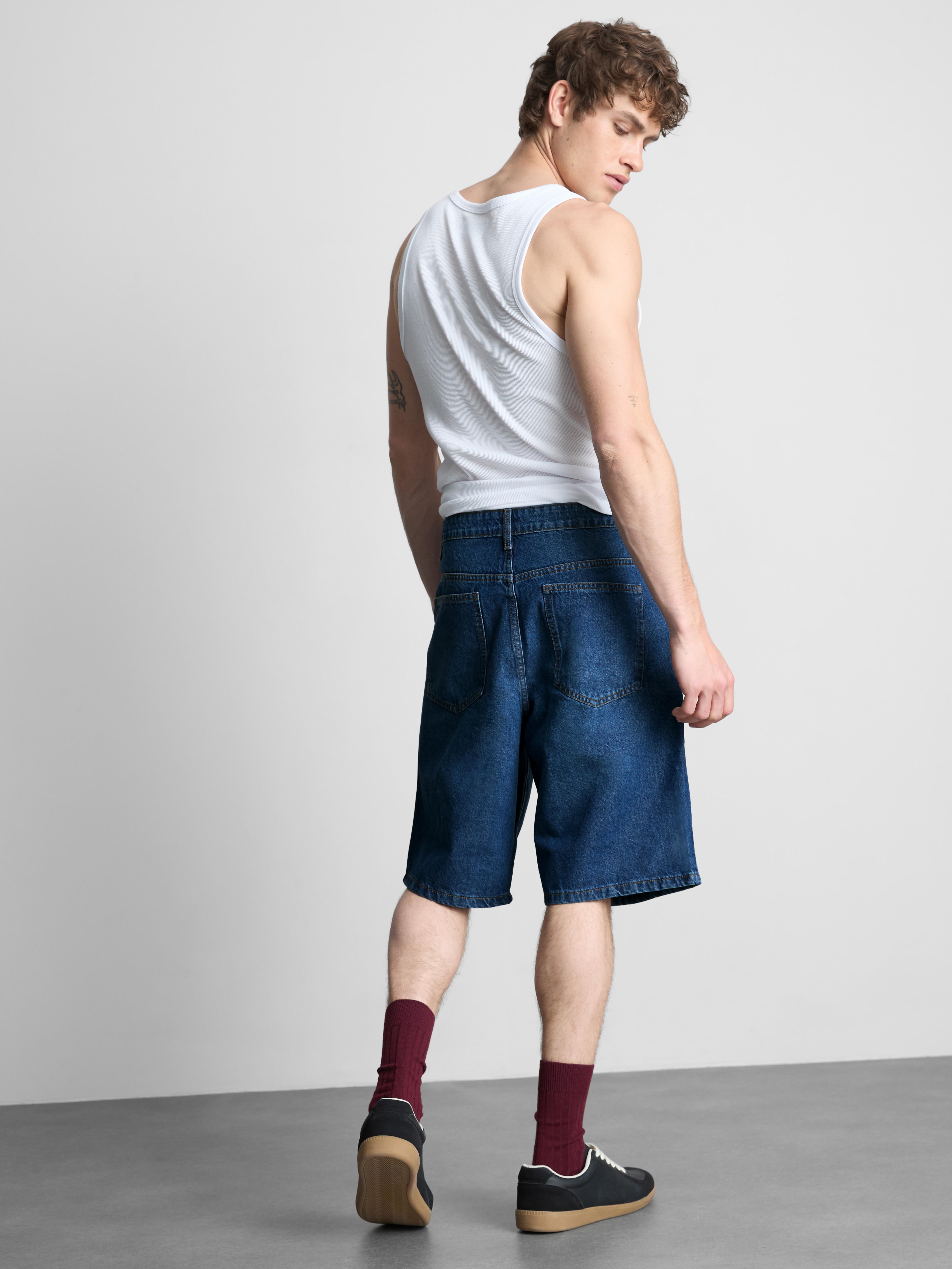 Short en jean décontracté