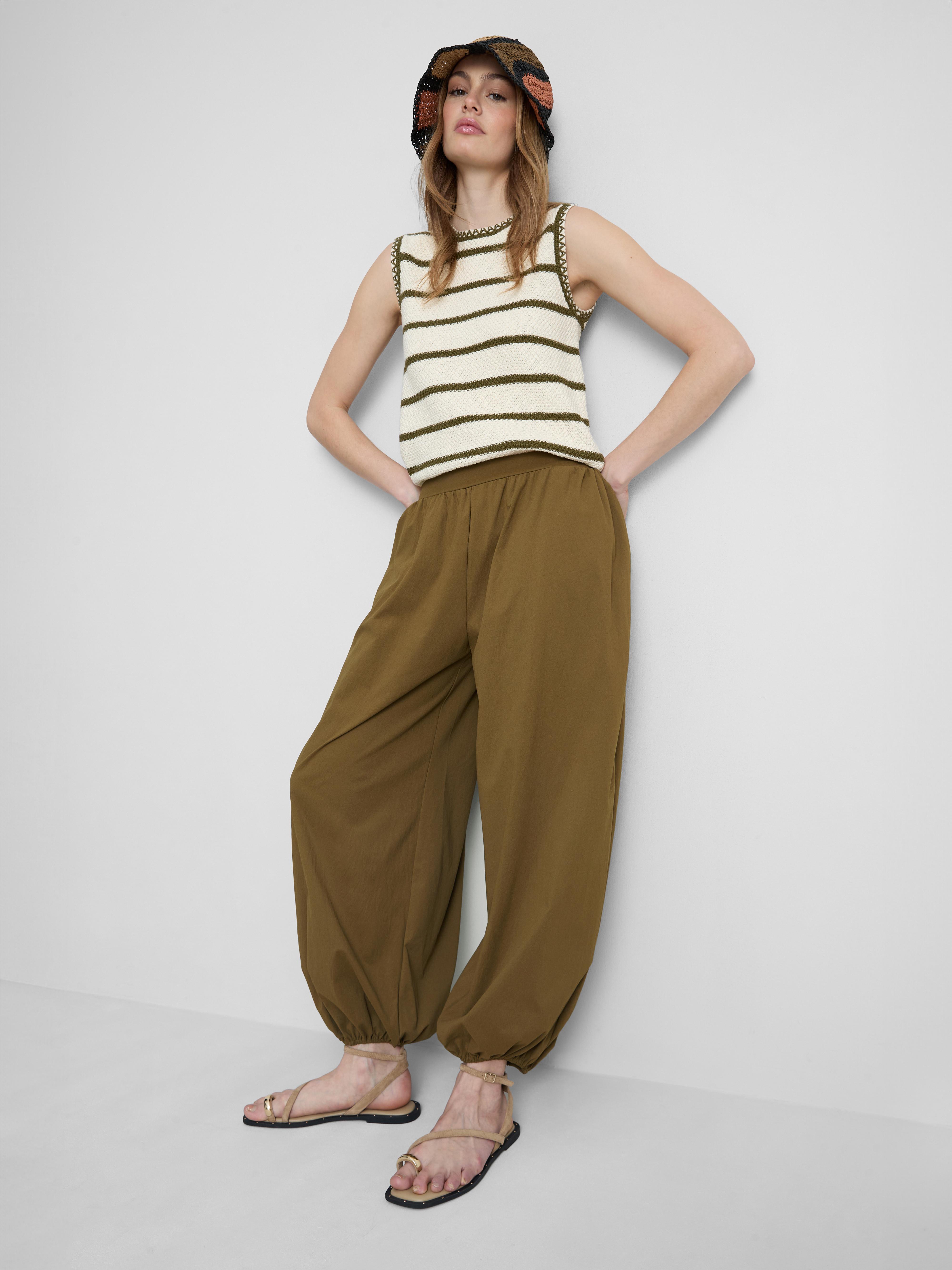Mid Rise Tech Hareem Pants